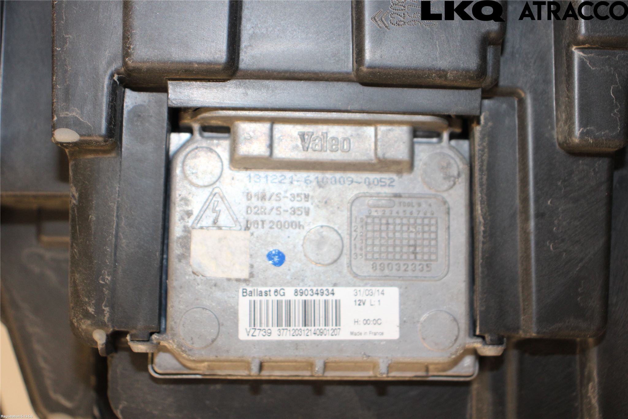 Citroen C5 08-17 Frontlykt Venstre