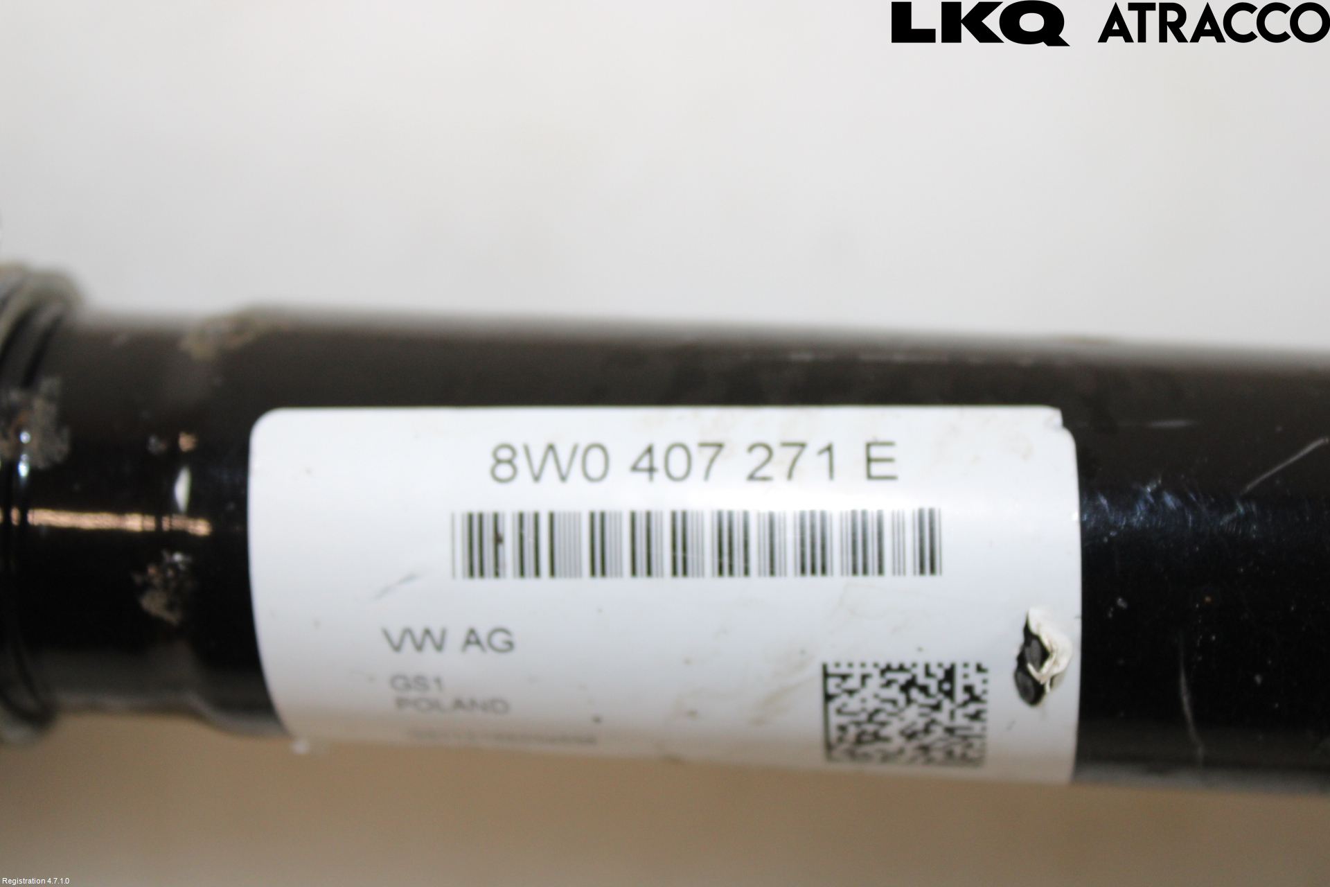 Audi A4/S4 B9 20- Drivaksel Foran Kompl Venstre