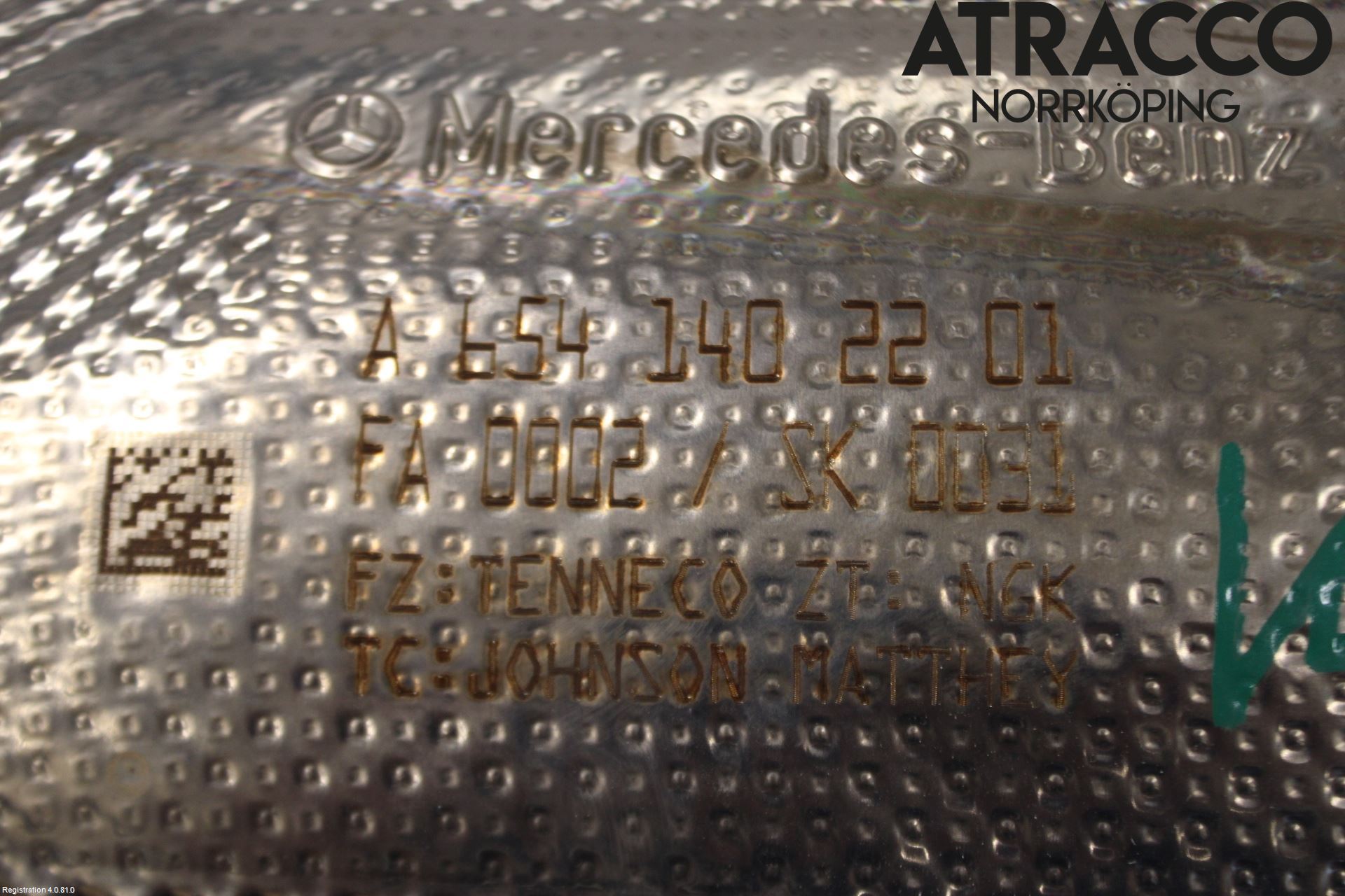 Mercedes-Benz MB C-KLASS (W205) 14-21 Eksos Partikketfilter