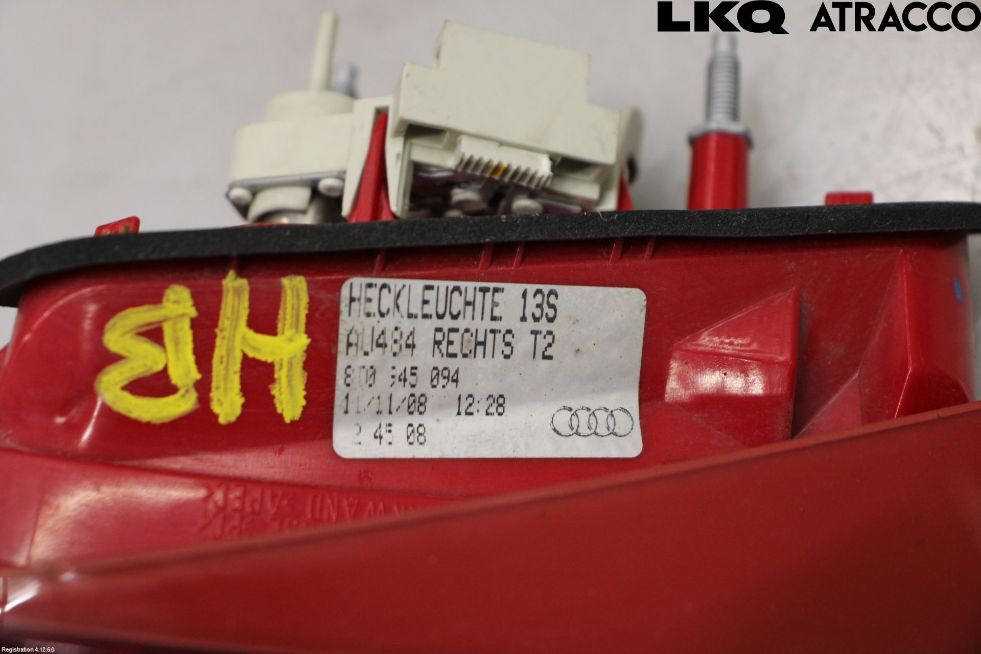 Audi A5 07-16 Baklykt Høyre  På Luke(Indre)