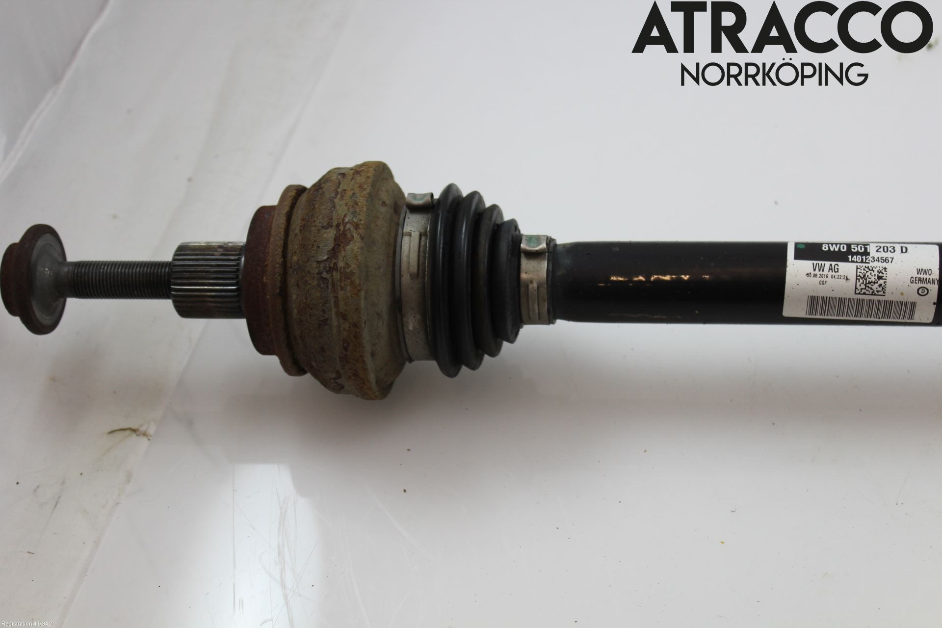Audi A4/S4 B9 16-19 Drivaksel Bak Kompl Høyre