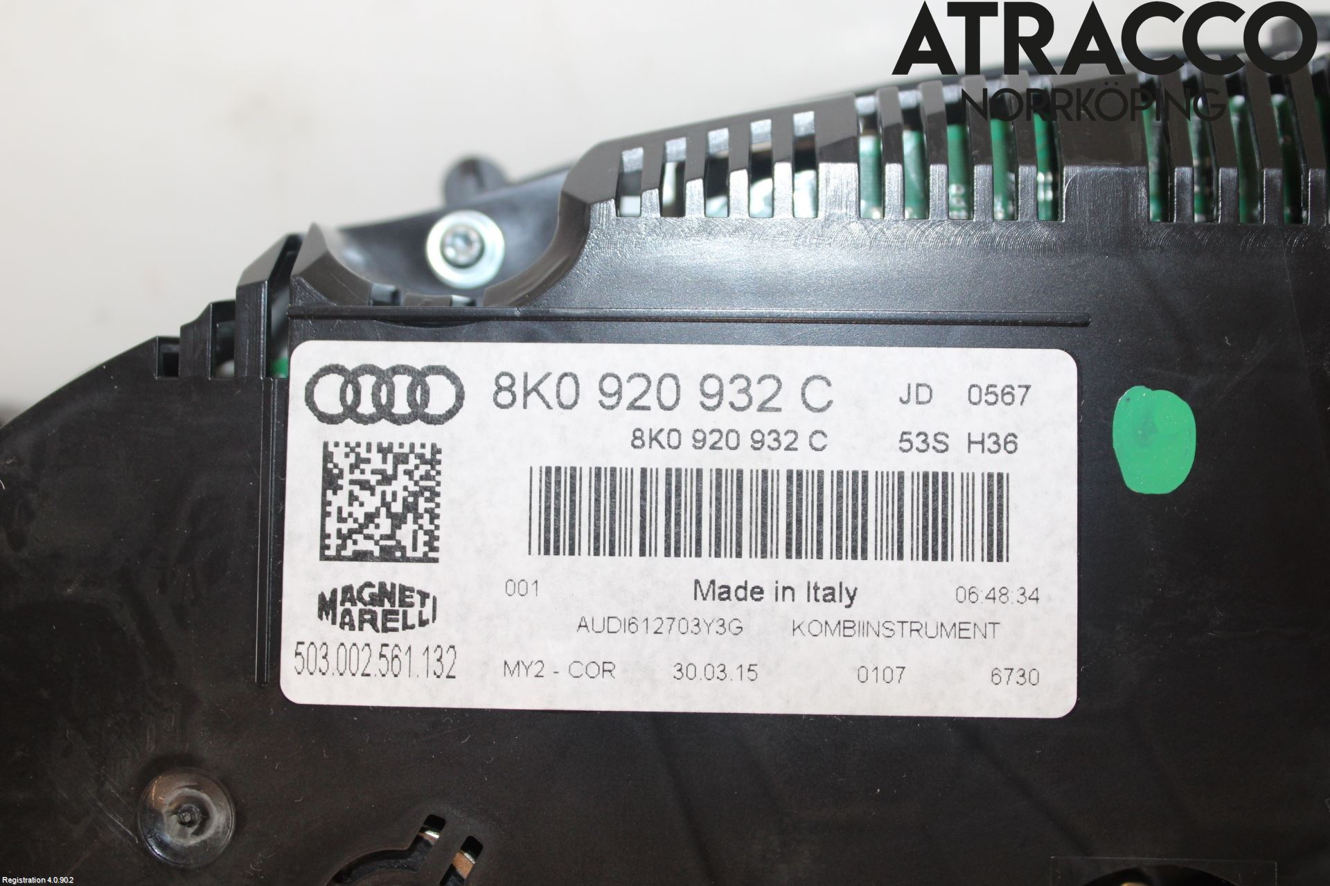 Audi A4 12-15 Instr Kombinert
