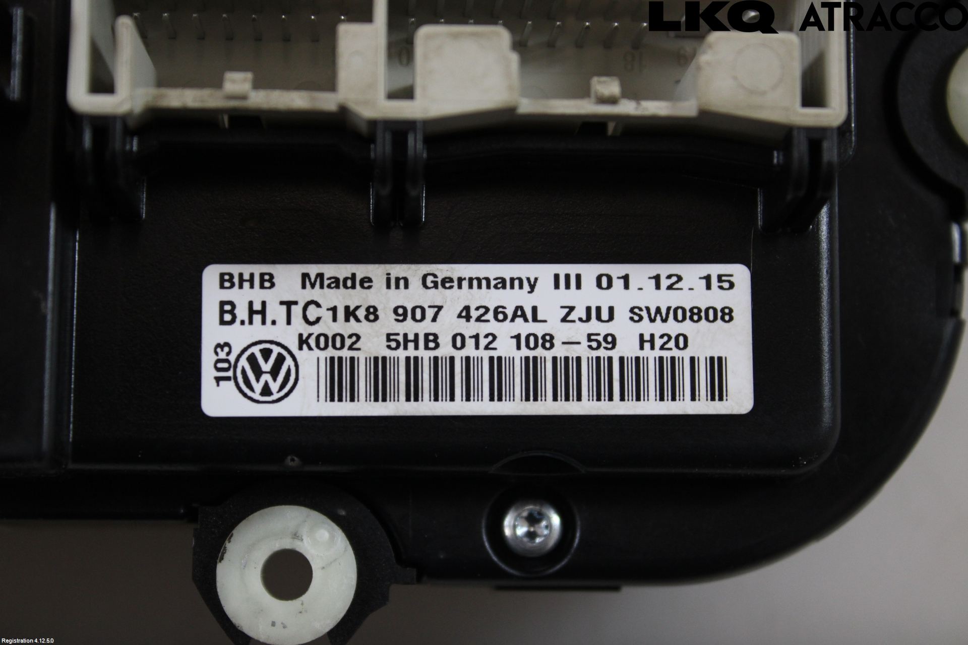 Volkswagen VW CADDY 16-20 Varmeapparat Panel(Regulering)