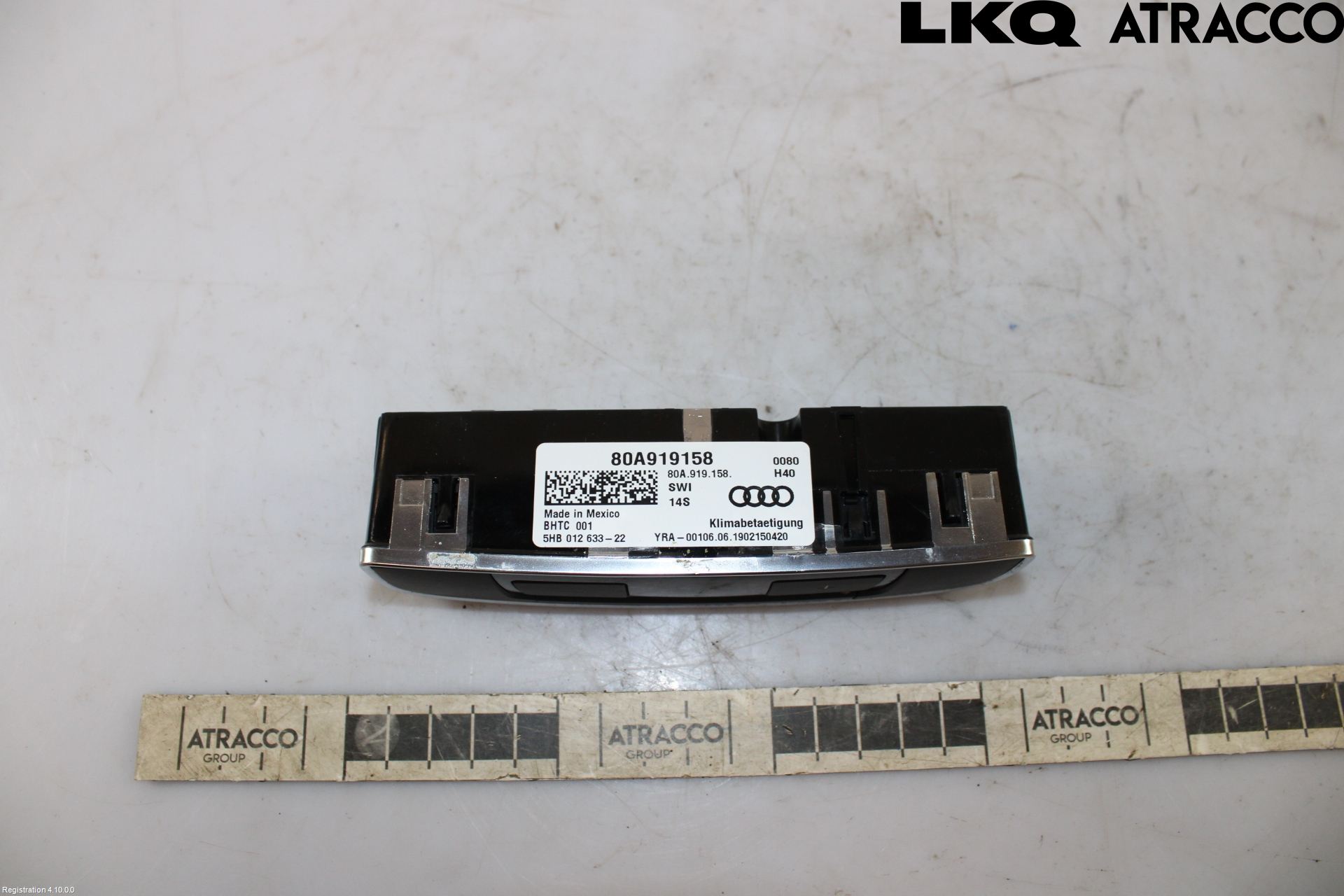 Audi Q5/SQ5 17- Varme Ac Betjening-Display