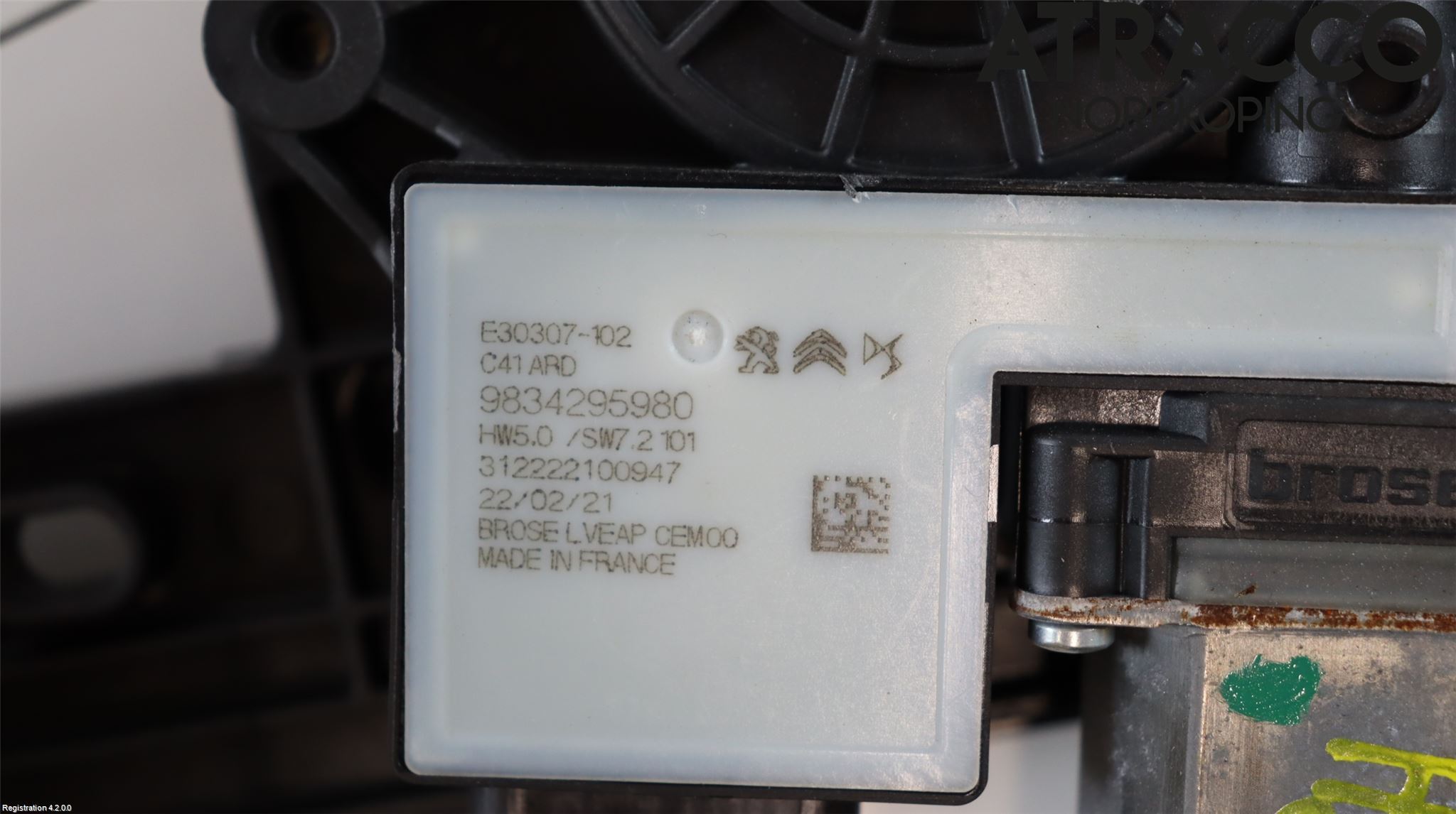 Citroen C4/E-C4 C4X/E-C4X III 21- Vindusheis El Komp