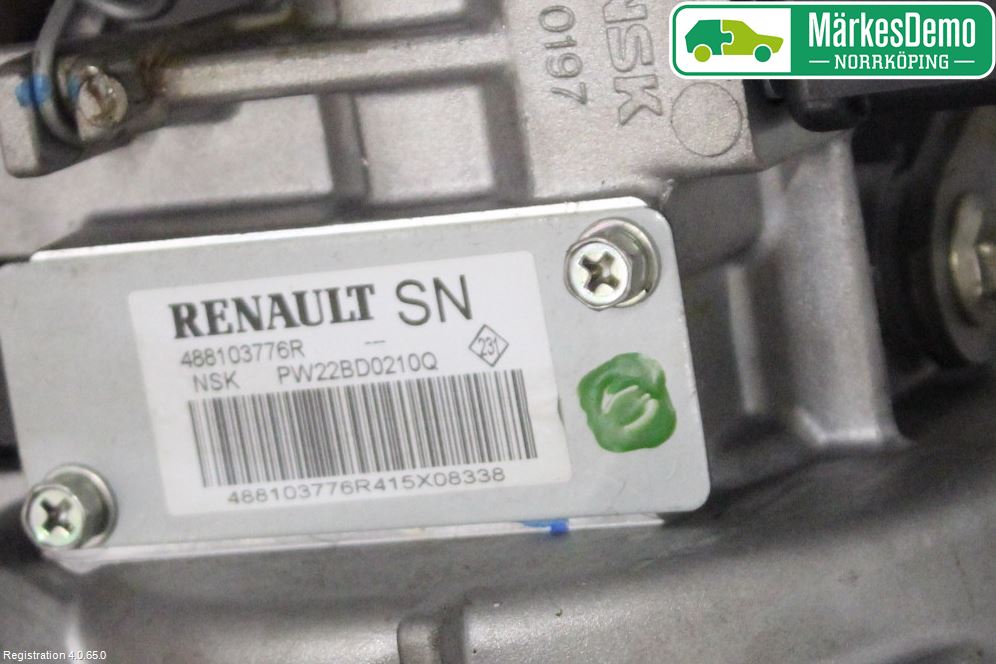 Renault ZOE/E-TECH 13- Rattakselaggregat Innebygd Servo
