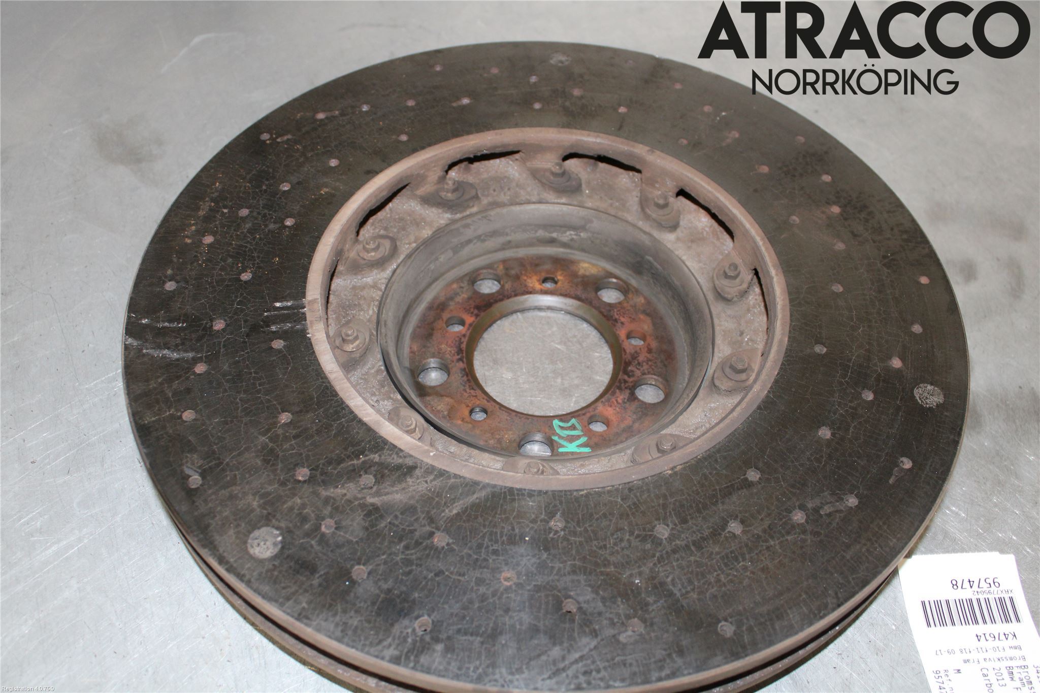 BMW 5 F10/F11/F18 09-17 Bremseskive Foran