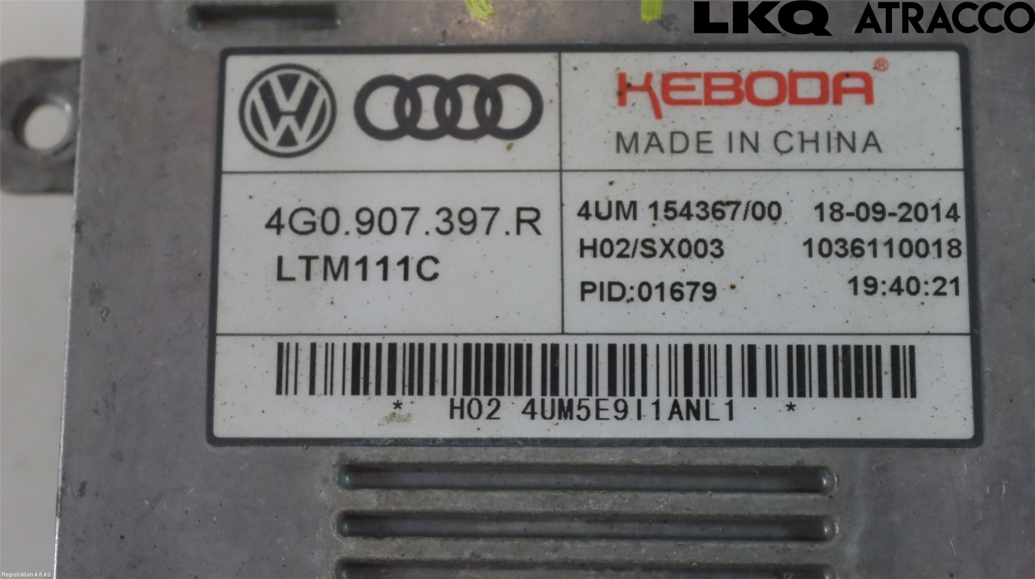 Audi A6/S6 4G 11-18 Styreenhet Xenon