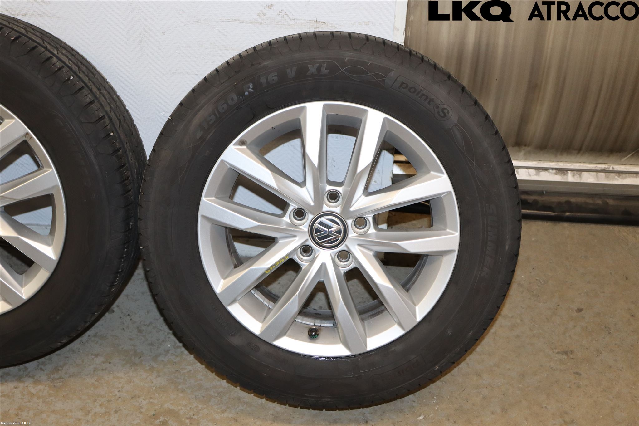Volkswagen VW PASSAT 15-19 Dekk Sommer På Alu Felg 4Stk