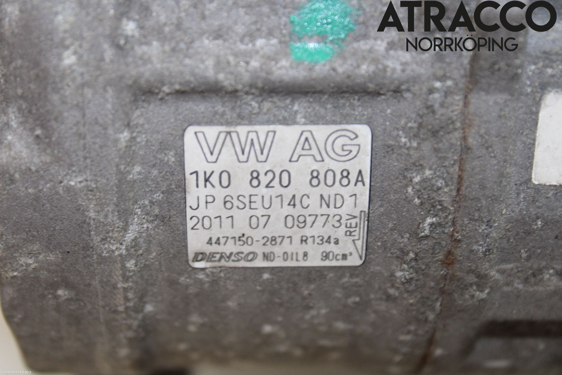 Volkswagen VW TIGUAN 07-16 Varme Ac Kompressor