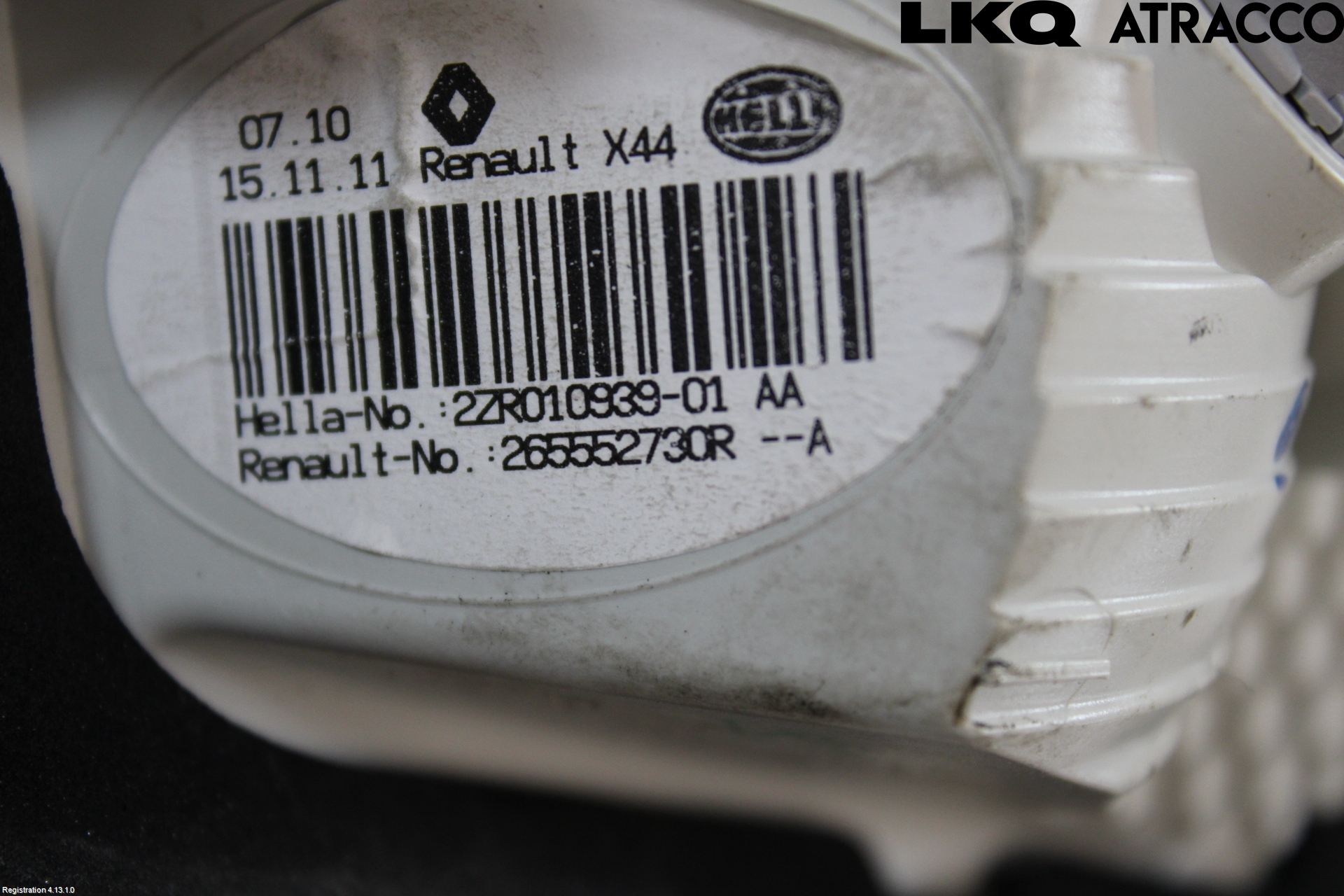 Renault TWINGO II 07-16 Baklykt Venstre  På Luke(Indre