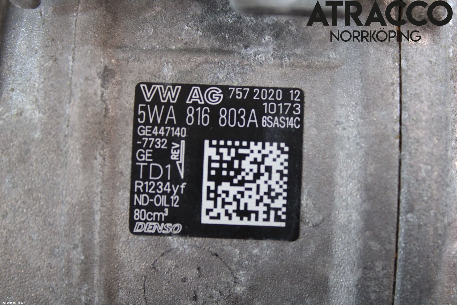 Audi A3/S3 8Y 21- Varme Ac Kompressor
