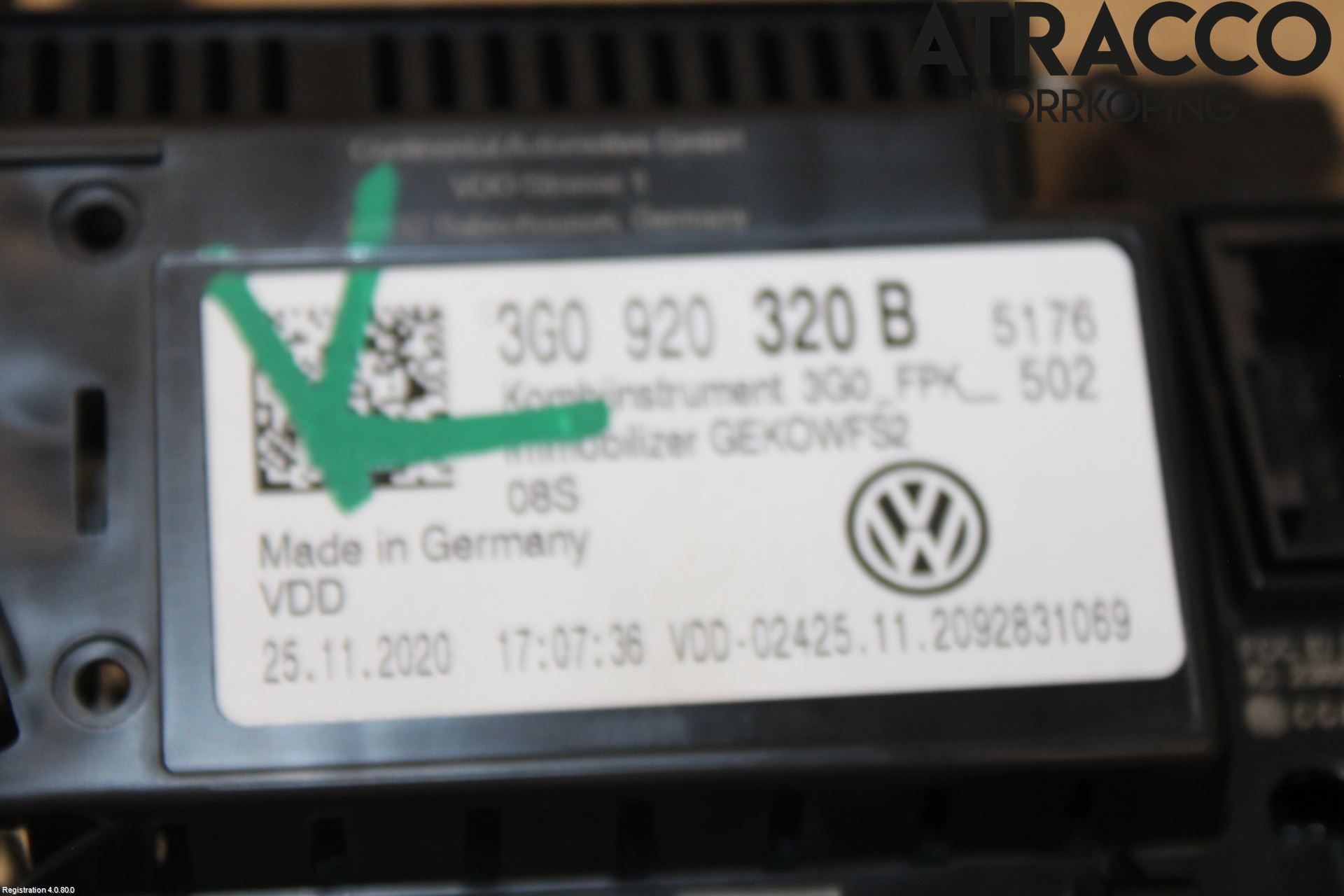 Volkswagen VW TIGUAN 16-24 Instr Kombinert