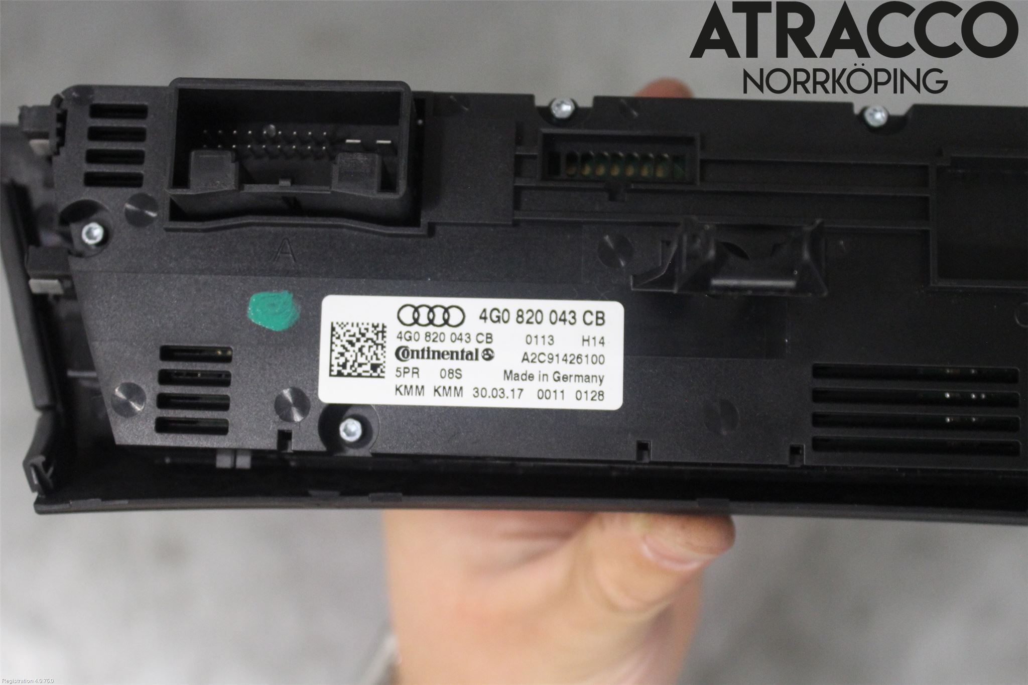 Audi A6/S6 4G 11-18 Varmeapparat Panel(Regulering)