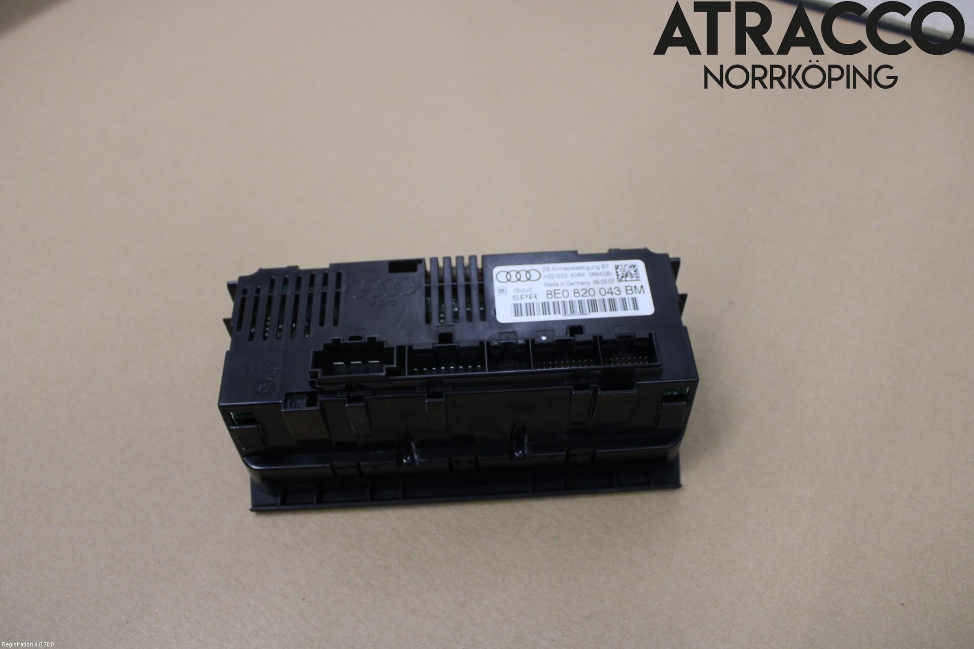 Audi A4/S4 05-07 Varmeapparat Panel(Regulering)