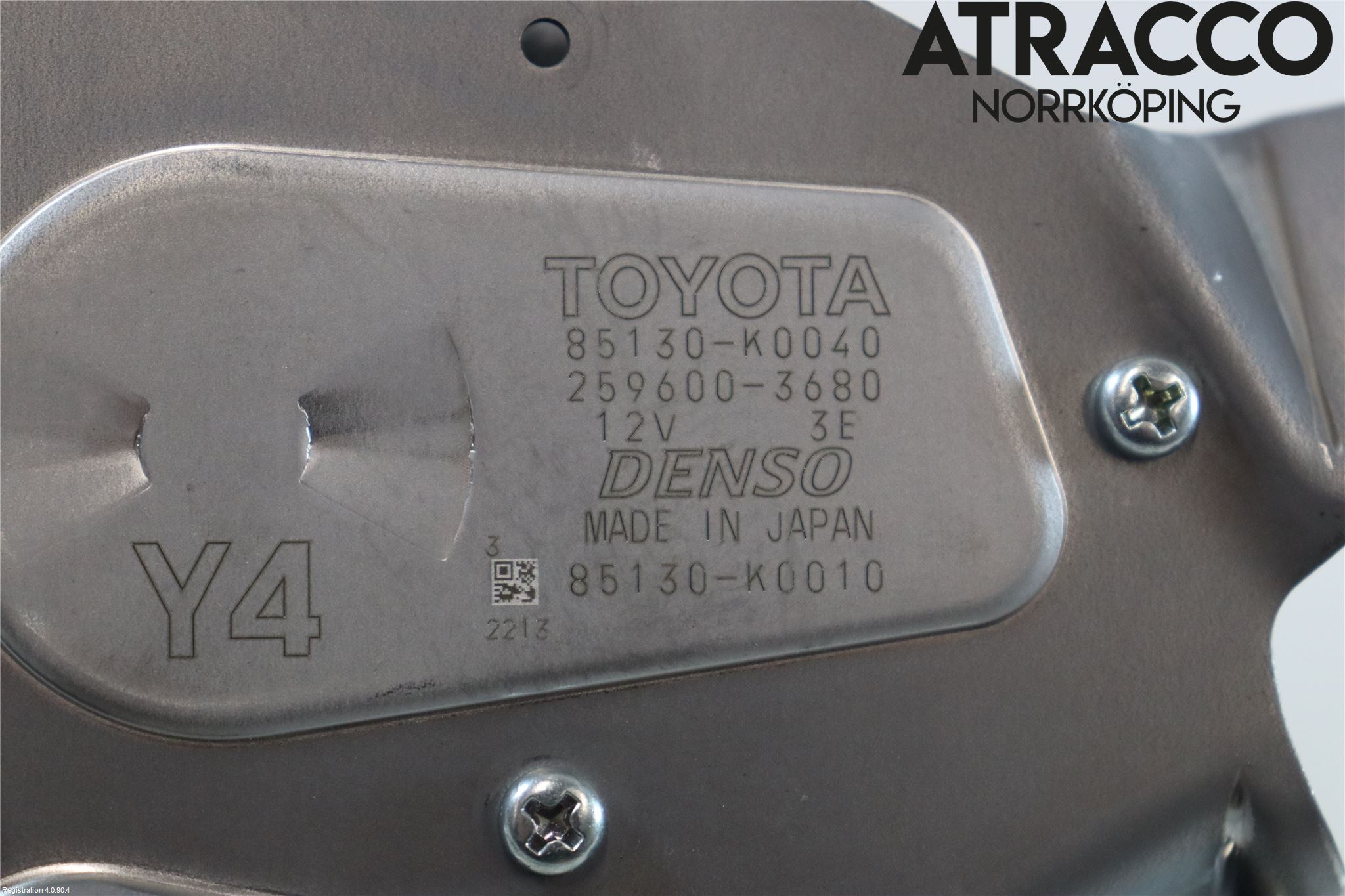 Toyota YARIS XP21 20- Viskeroverføring Bakrute