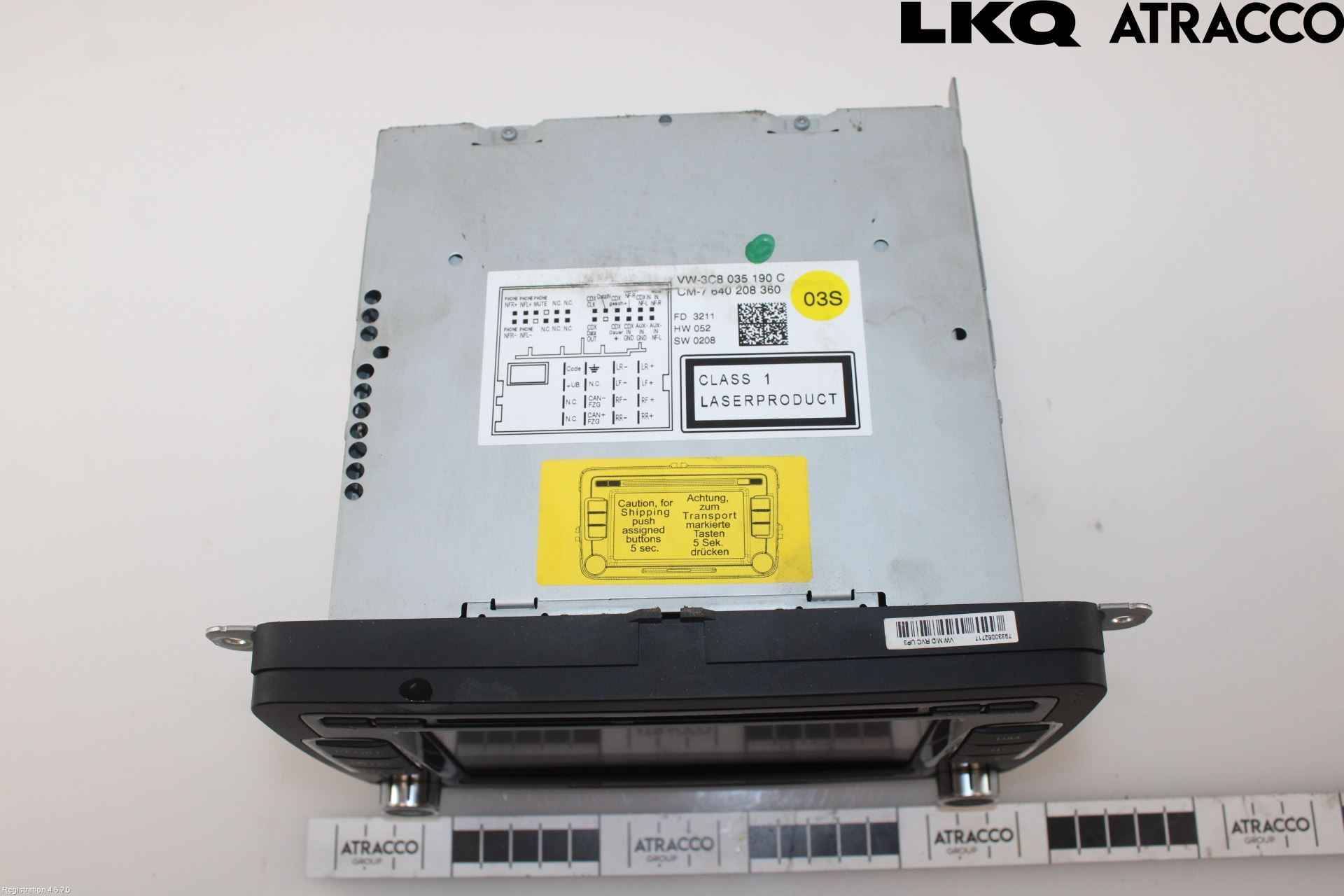 Volkswagen VW GOLF VI 09-13 Stereo Radio Med Cd