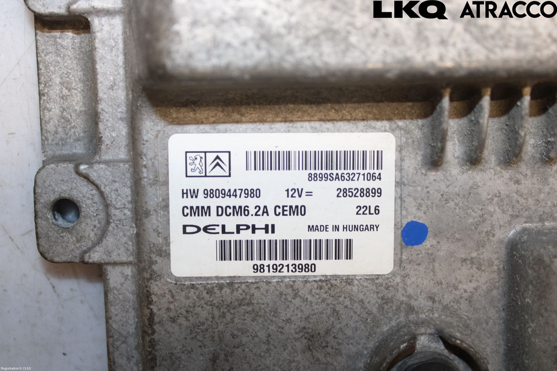 Peugeot EXPERT/E-EXPERT 17- Styreenhet Dieselpumpe