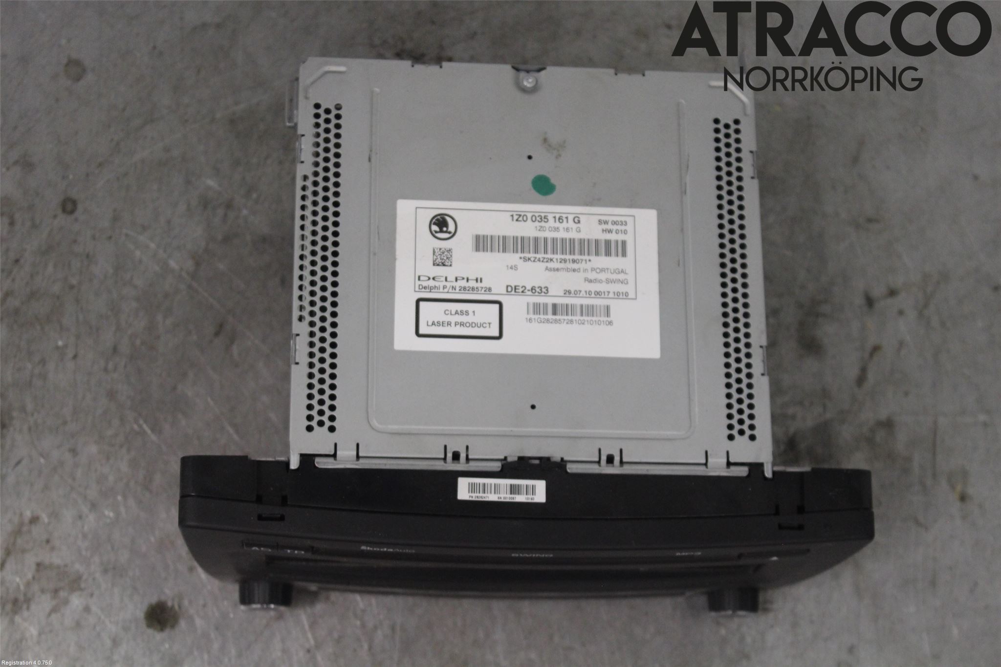 Skoda OCTAVIA (1Z) 05-13 Stereo Radio Med Cd