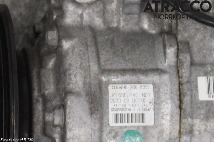 Audi A8/S8 4H 10-17 Varme Ac Kompressor