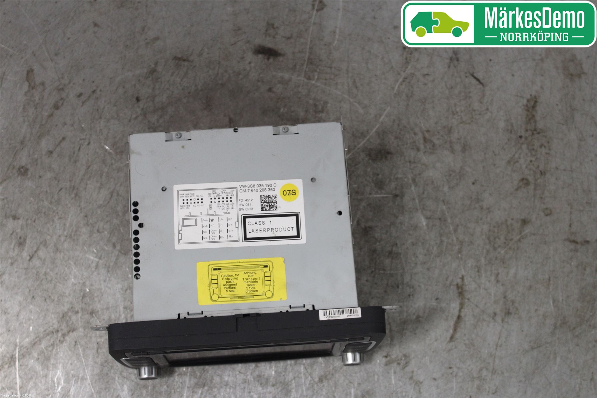 Volkswagen VW PASSAT 11-14 Stereo Radio Med Cd
