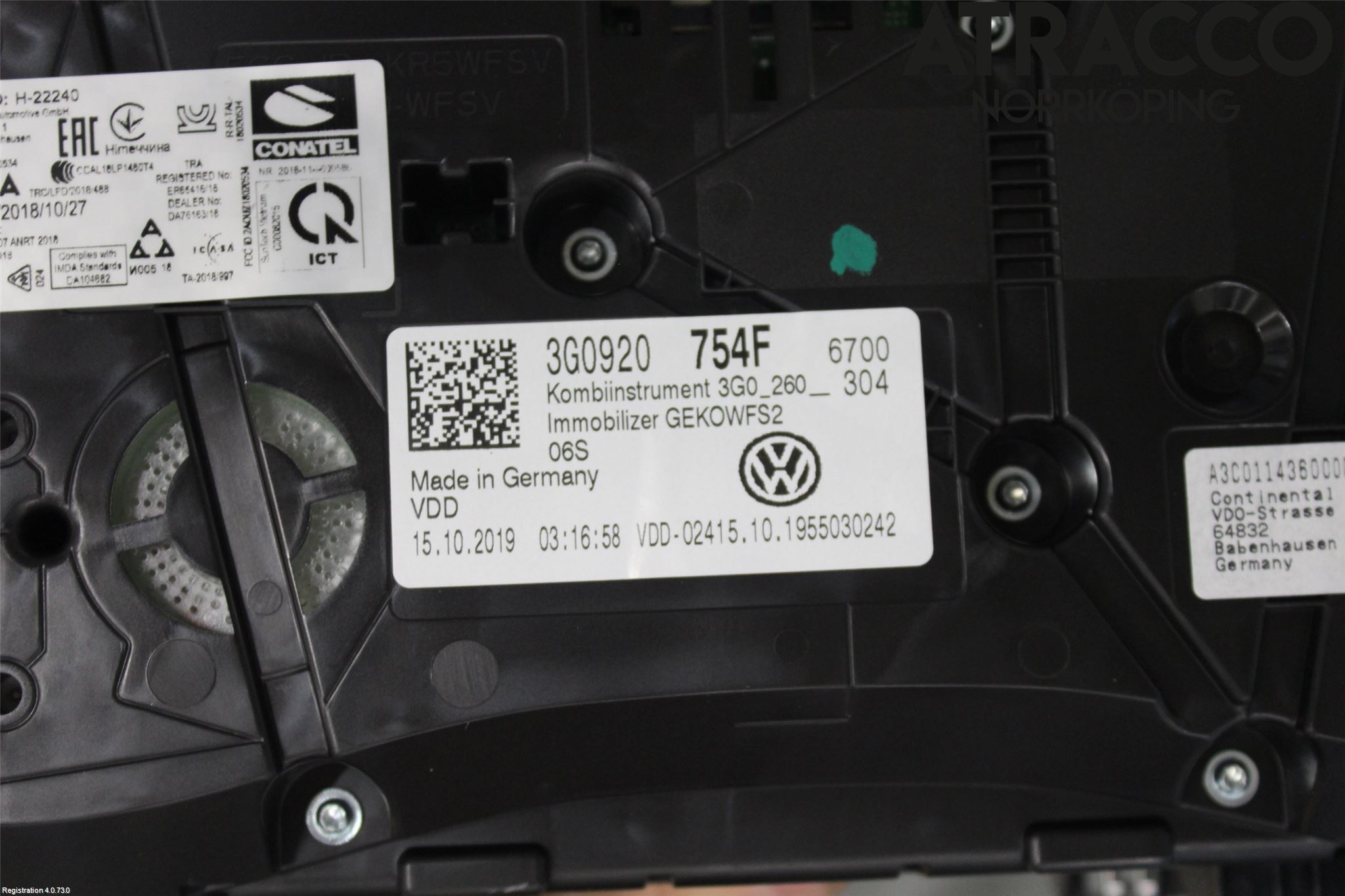 Volkswagen VW PASSAT 20-24 Instr Kombinert
