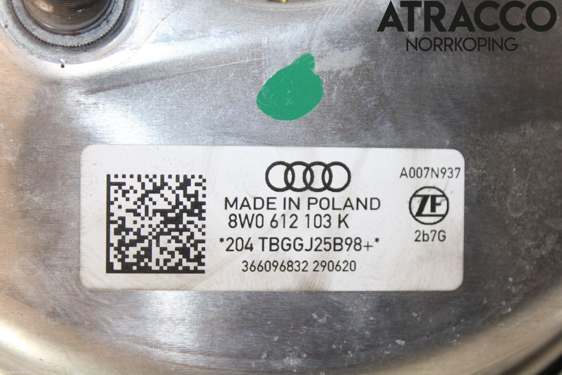 Audi A4/S4 B9 20- Bremseservo