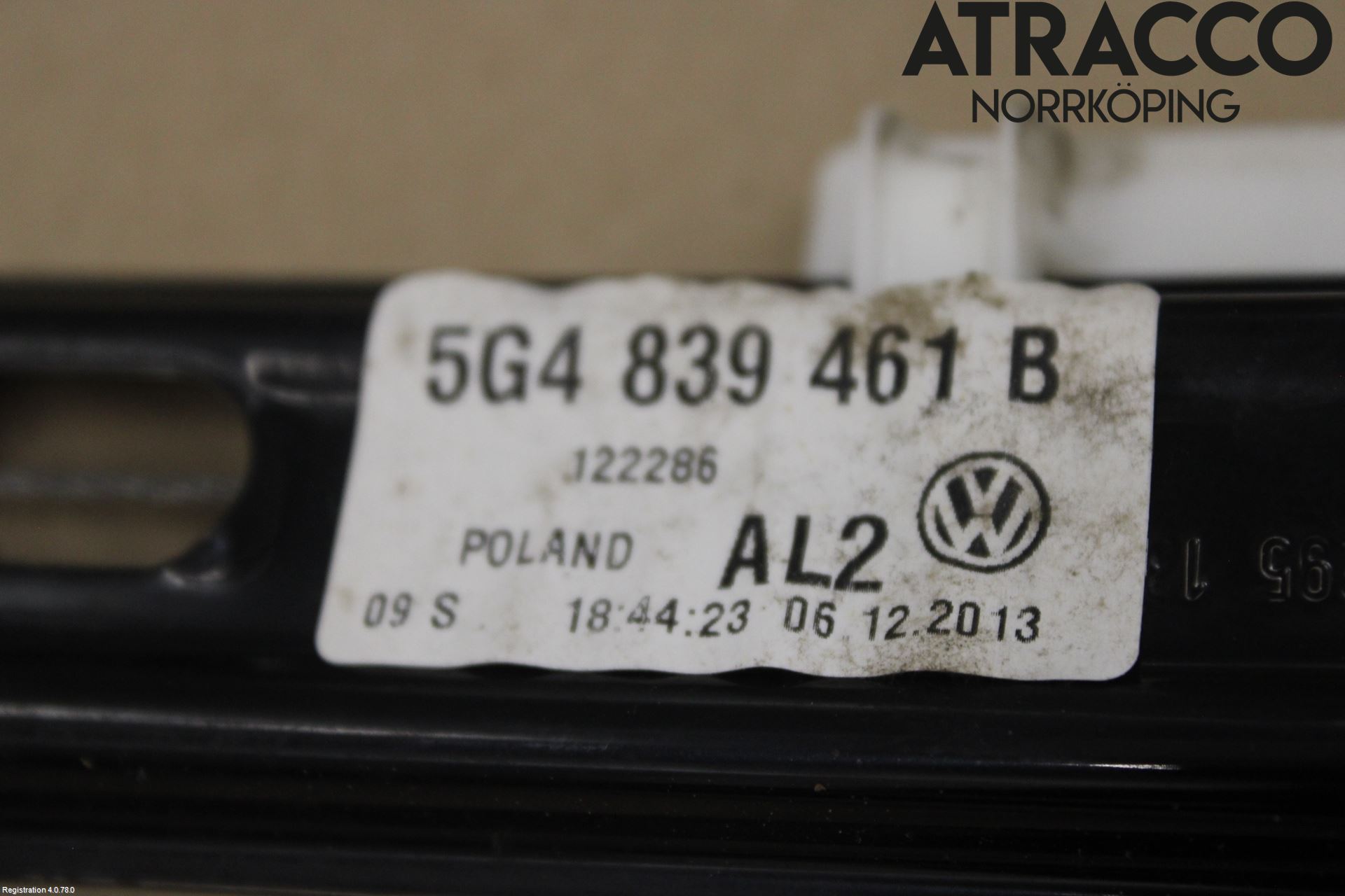 Volkswagen VW GOLF / E-GOLF VII 13-20 Vindusheis El Komp