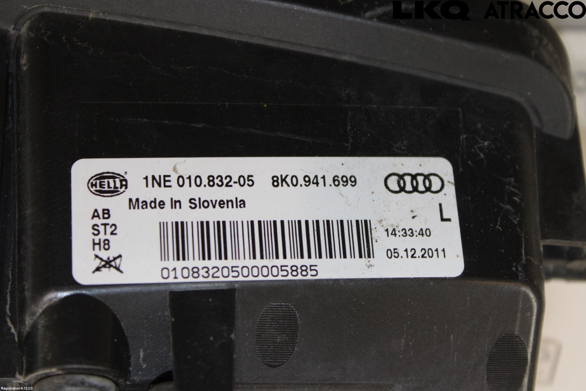Audi A4 12-15 Frontlykt-Kurve-Tåkelys