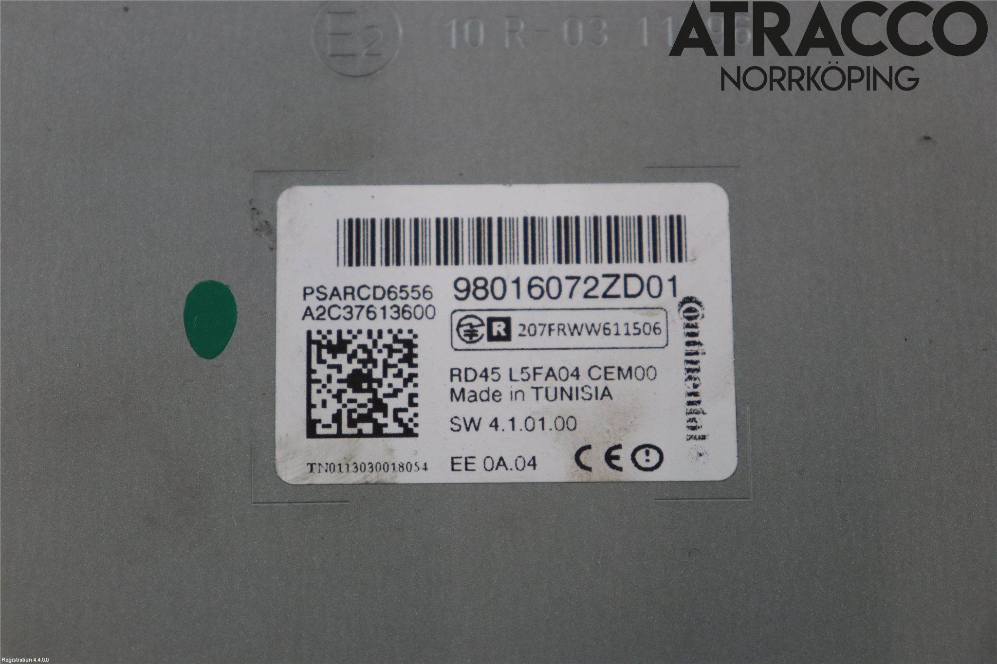Citroen C5 08-17 Stereo Radio Med Cd