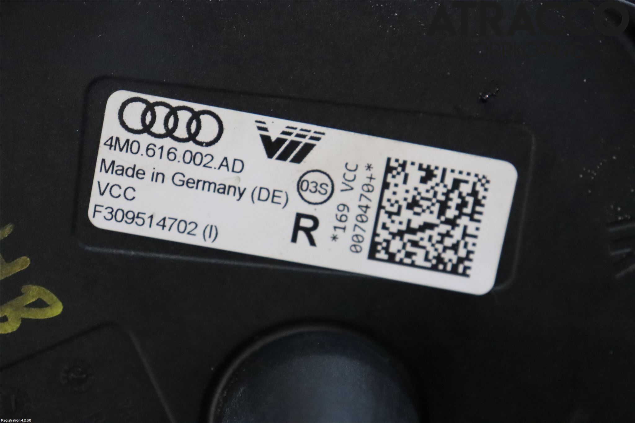 Audi Q7/SQ7 Nivåreg Belg - Luftpute