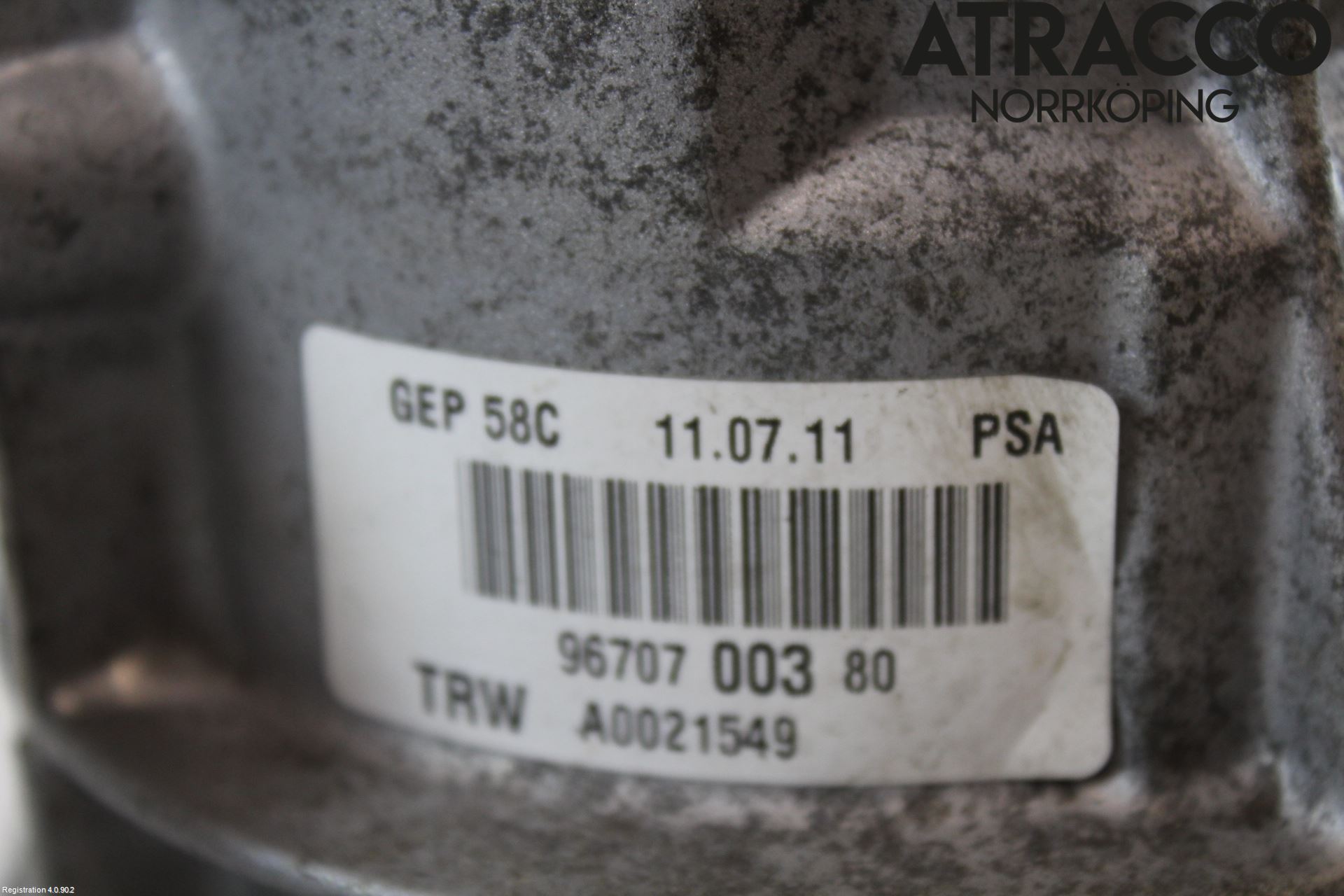 Peugeot 308 08-13 Servostyring Eletrisk Pumpe