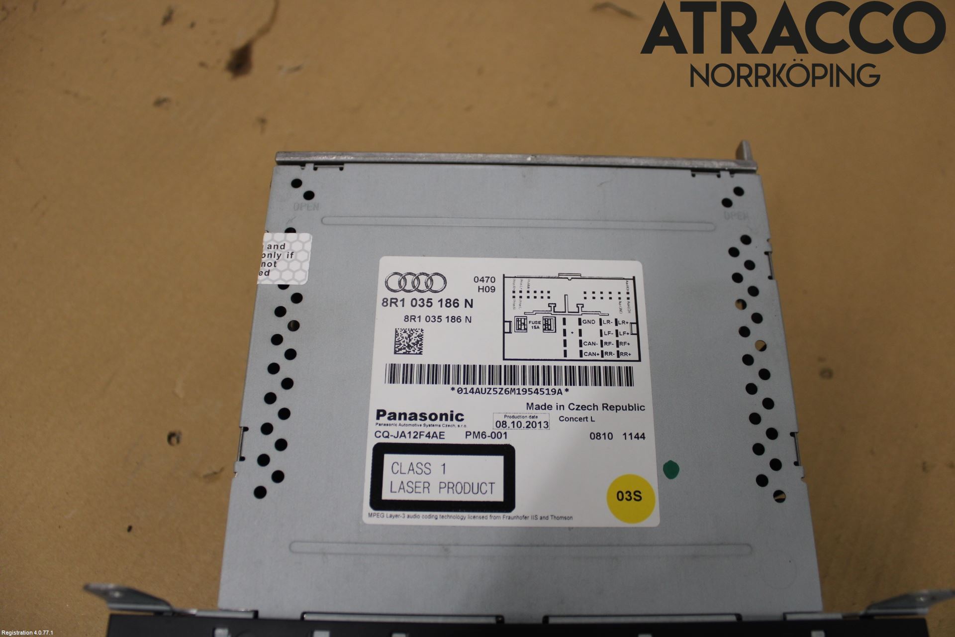 Audi A4 12-15 Stereo Radio Med Cd