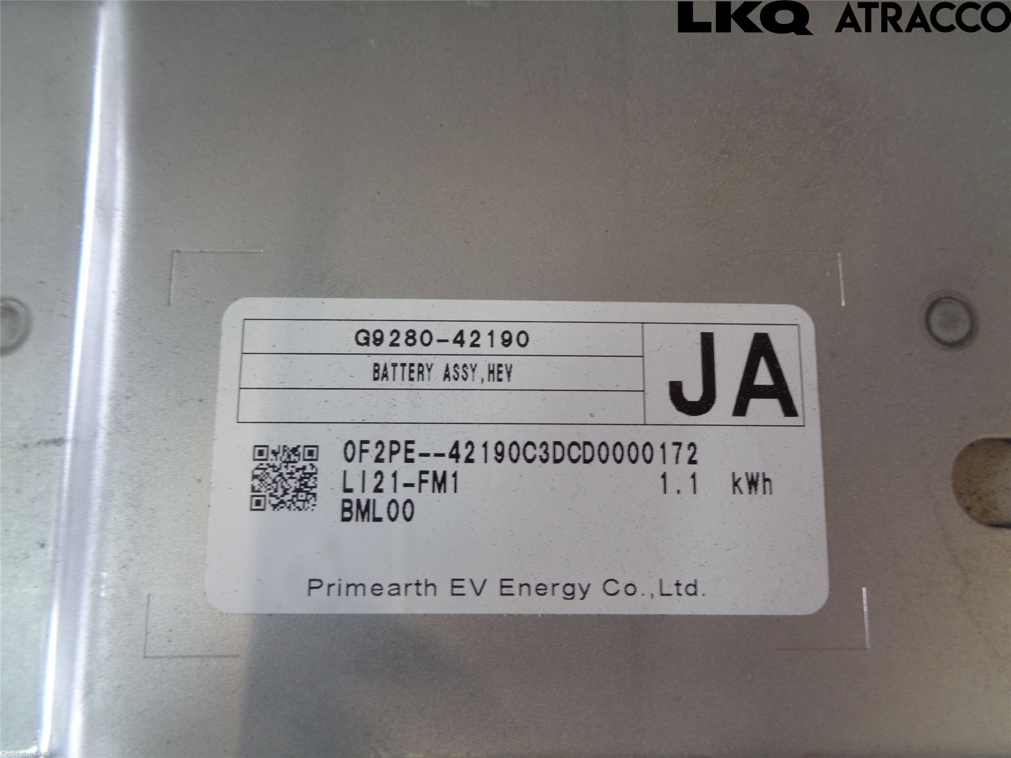 Toyota RAV4 19- Hybrid Batteri