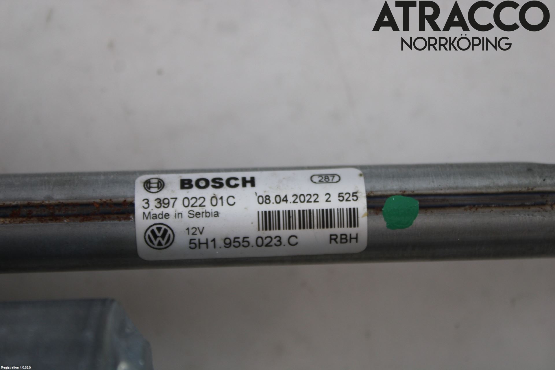 Volkswagen VW GOLF / E-GOLF VIII 20- Viskeroverføring Frontrute