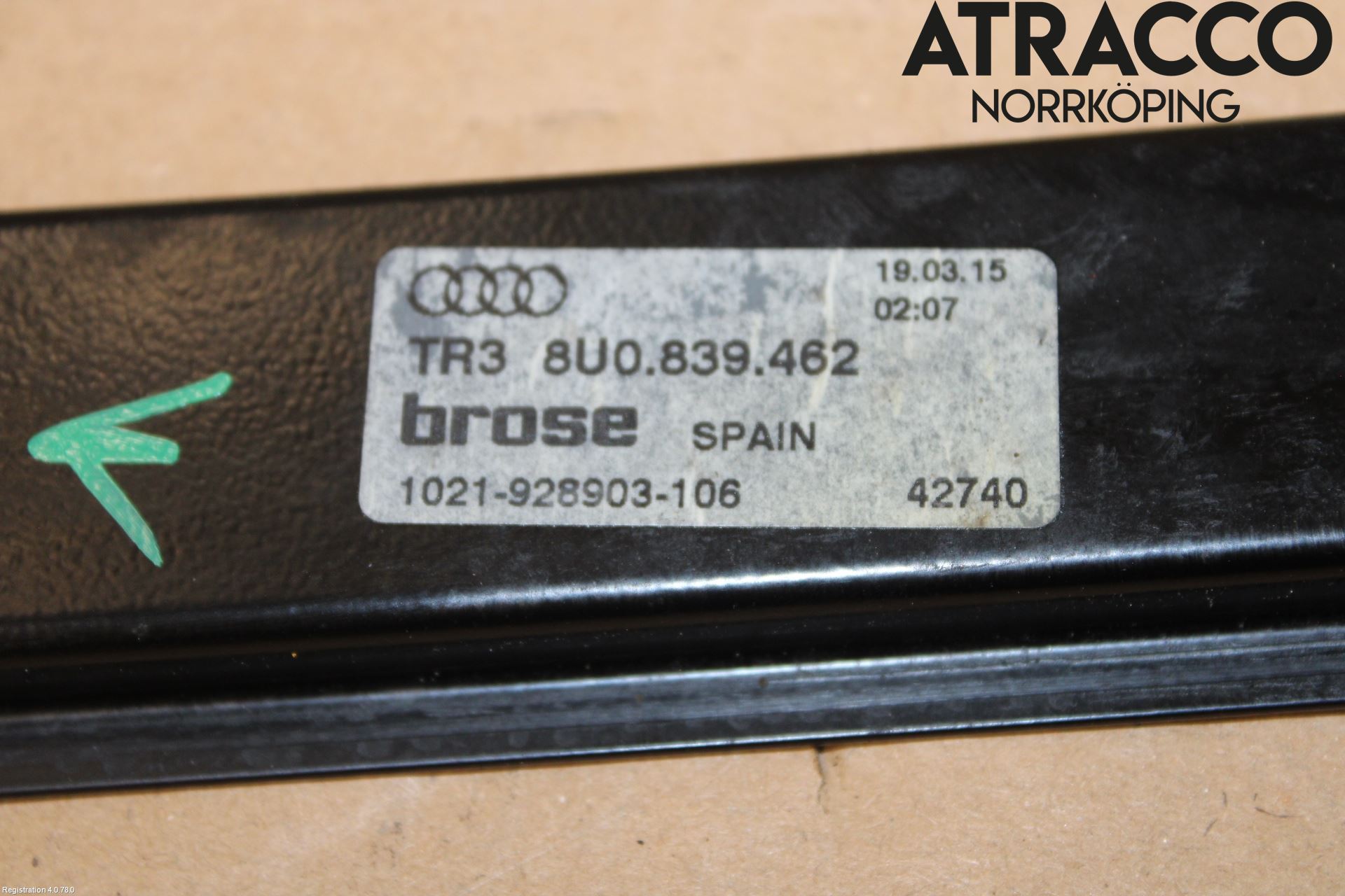 Audi Q3 8U 12-18 Vindusheis El Komp