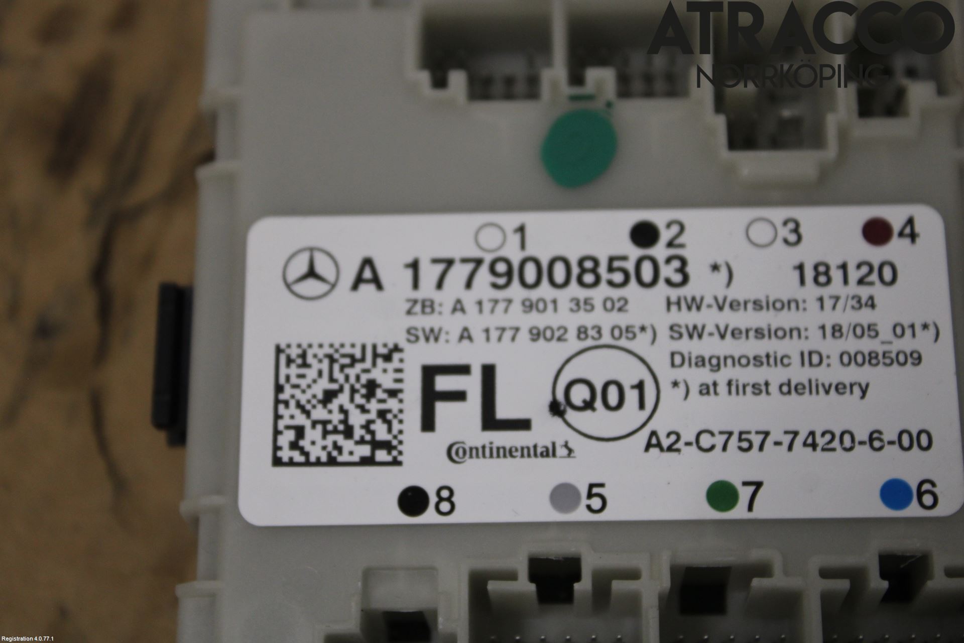 Mercedes-Benz MB A-KLASS (W177) 18- Styreenhet Dør