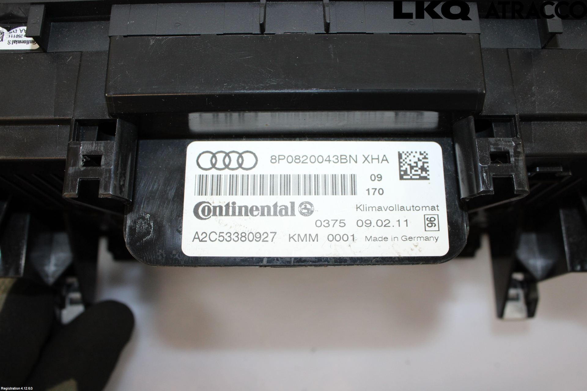 Audi A3/S3 05-13 Varmeapparat Panel(Regulering)