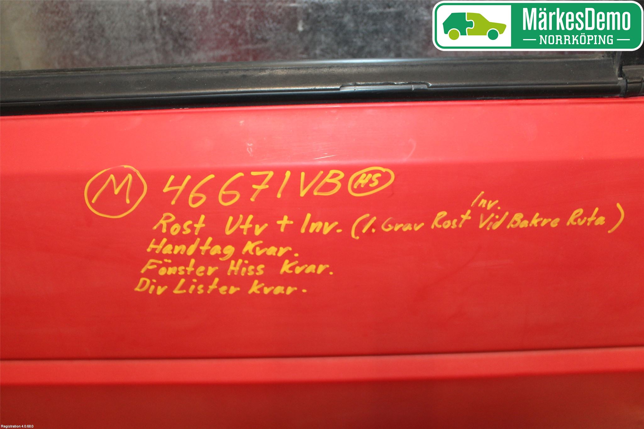 Volkswagen VW GOLF II 84-91 Dør 4D Bak Venstre