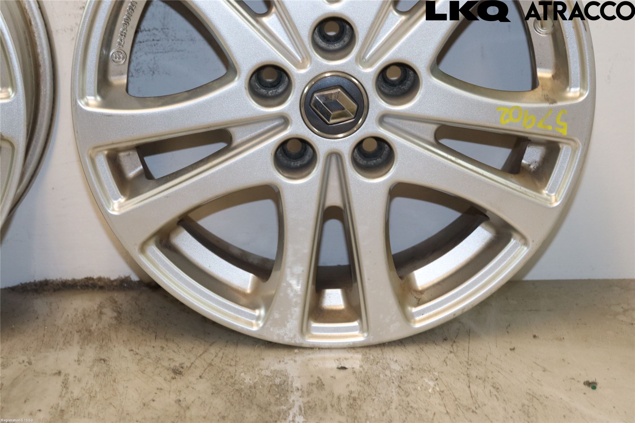 Renault MEGANE III 09-15 Felg Aluminium Sett 4Stk