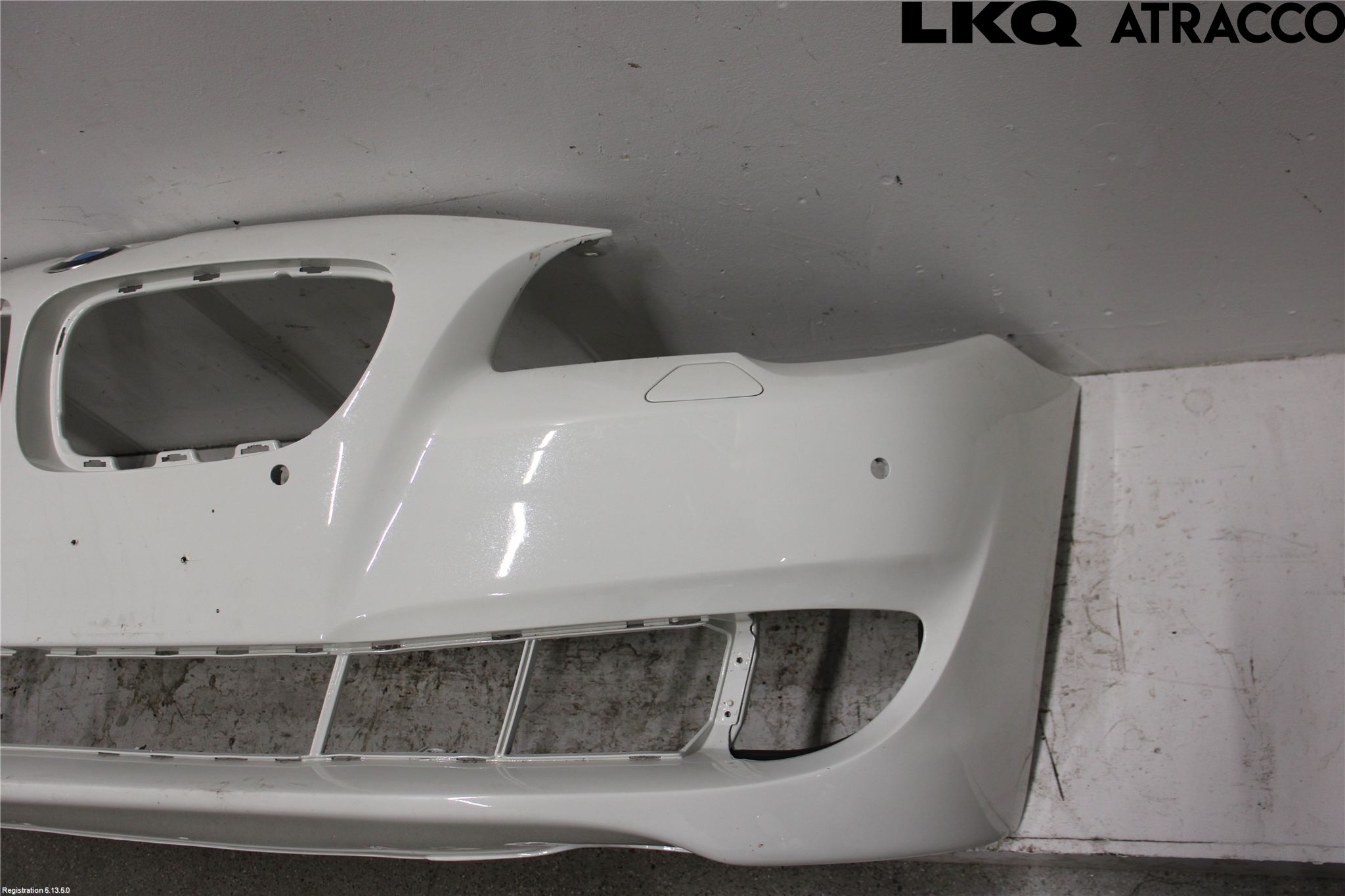 BMW 5 F10/F11/F18 09-17 Støtfanger Foran Plastdeksel
