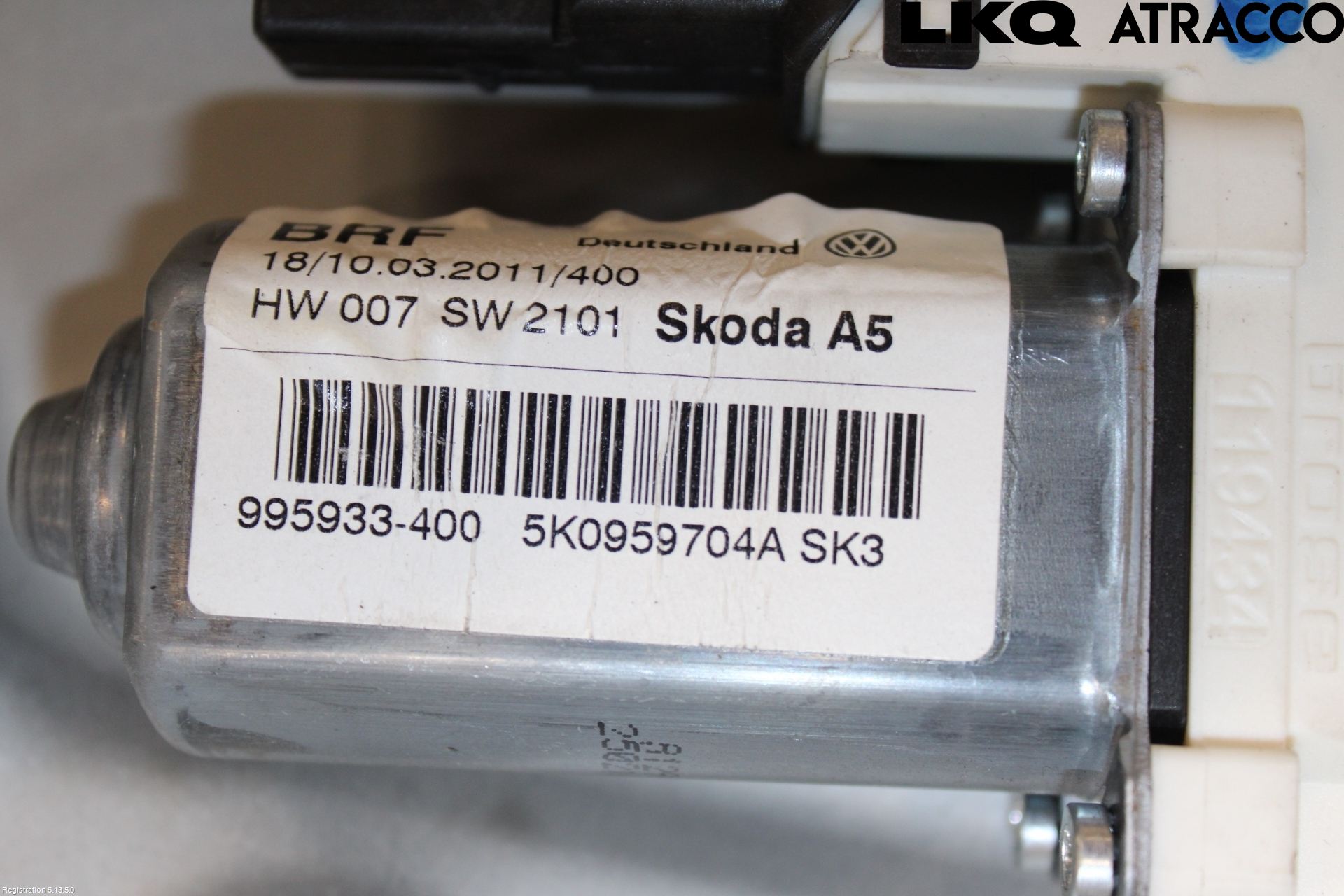 Skoda OCTAVIA (1Z) 05-13 Vindusheis El Komp