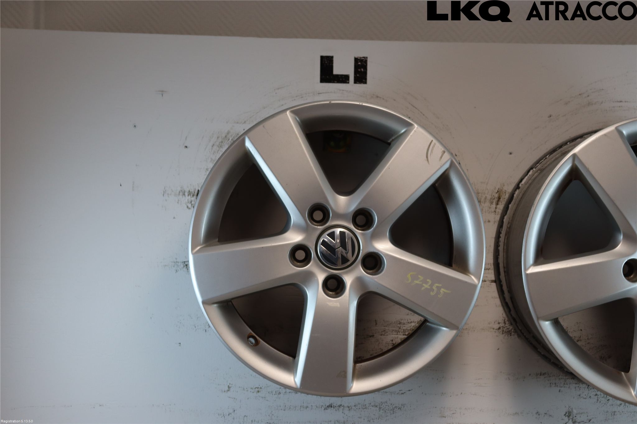 Volkswagen VW GOLF V 04-09 Felg Aluminium Sett 4Stk