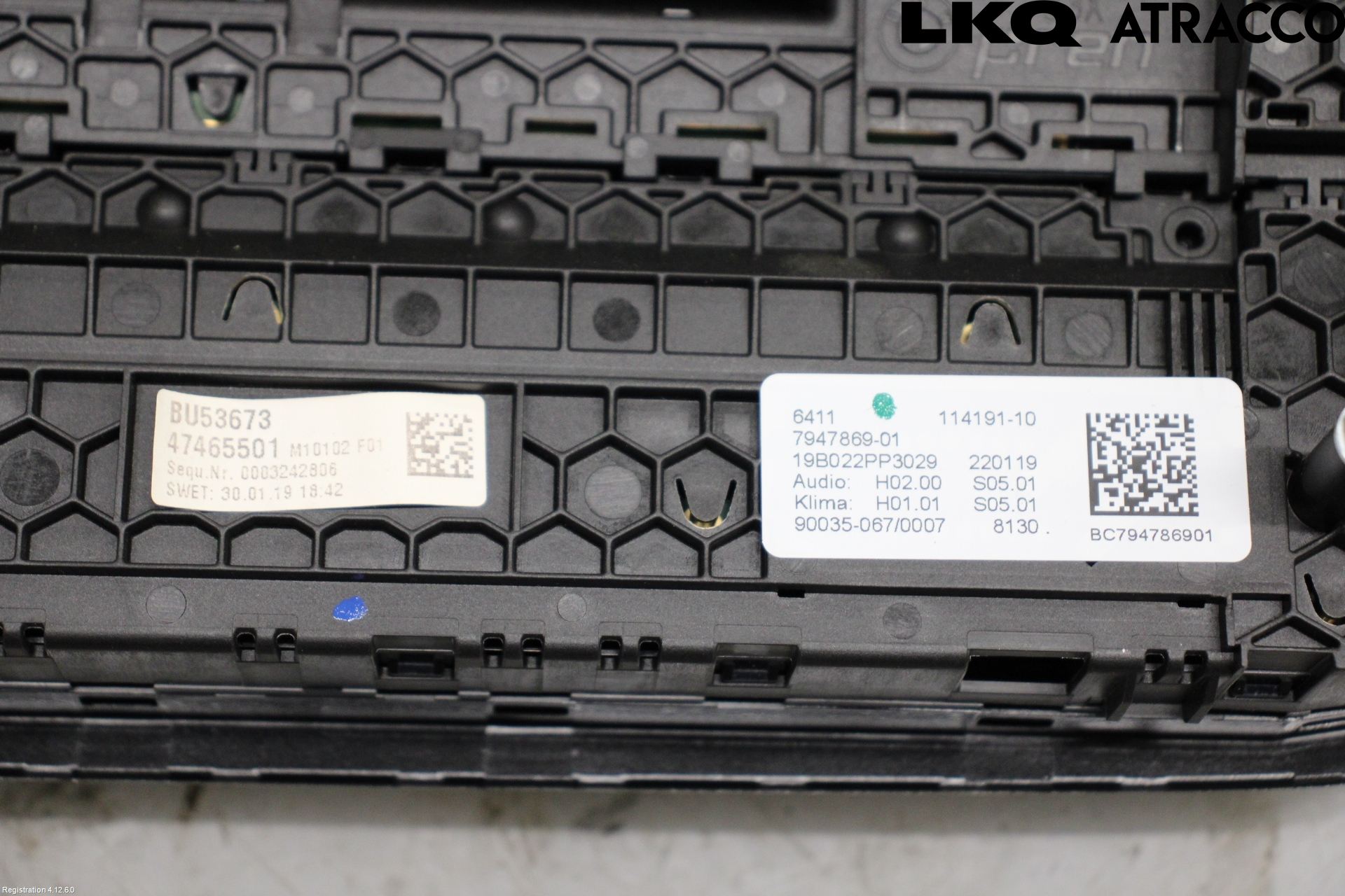 BMW 5 G30/G31/F90 17-23 Varme Ac Betjening-Display