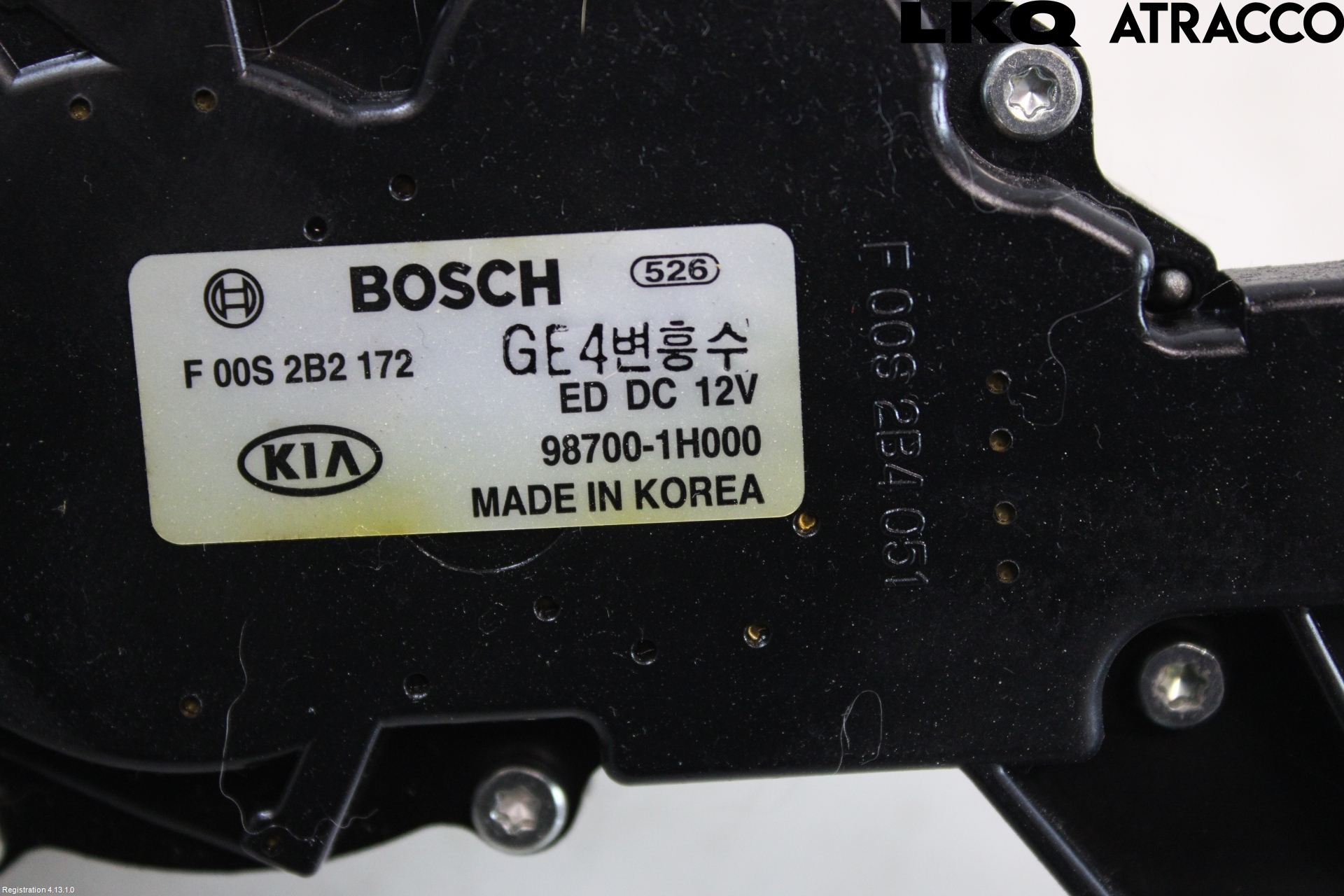 Kia CEED 06-12 Viskermotor Bakluke