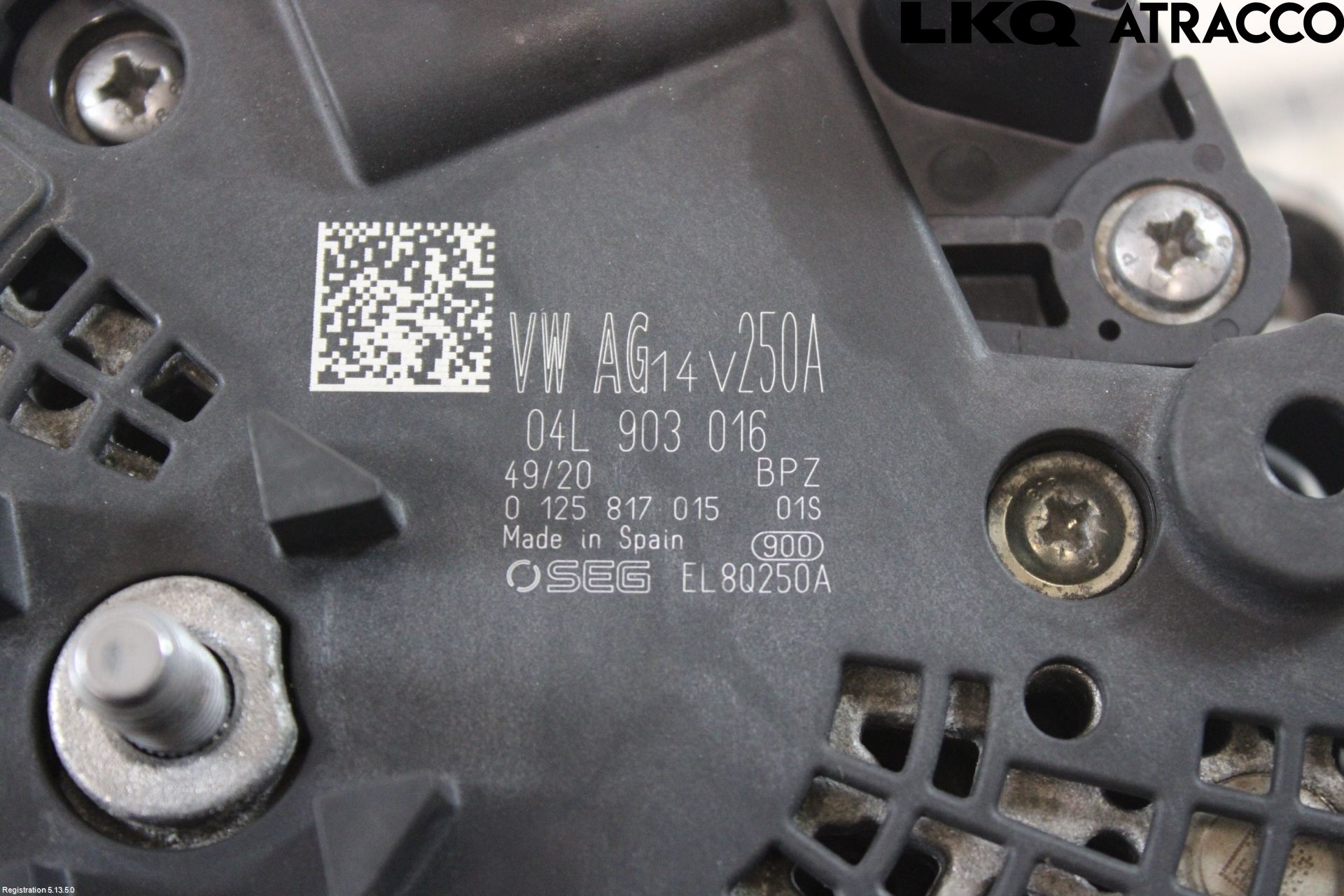 Volkswagen VW TRANSP/CARAVELLE (T6) 16-22 Dynamo