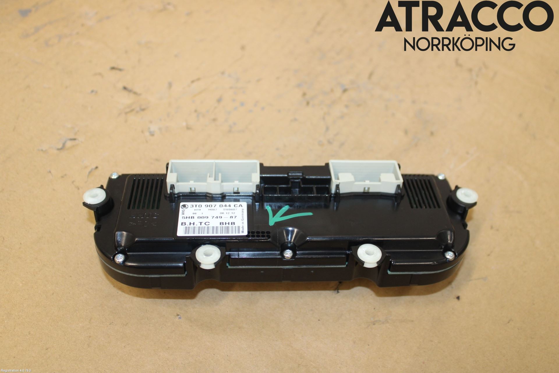 Skoda OCTAVIA (1Z) 05-13 Varmeapparat Panel(Regulering)