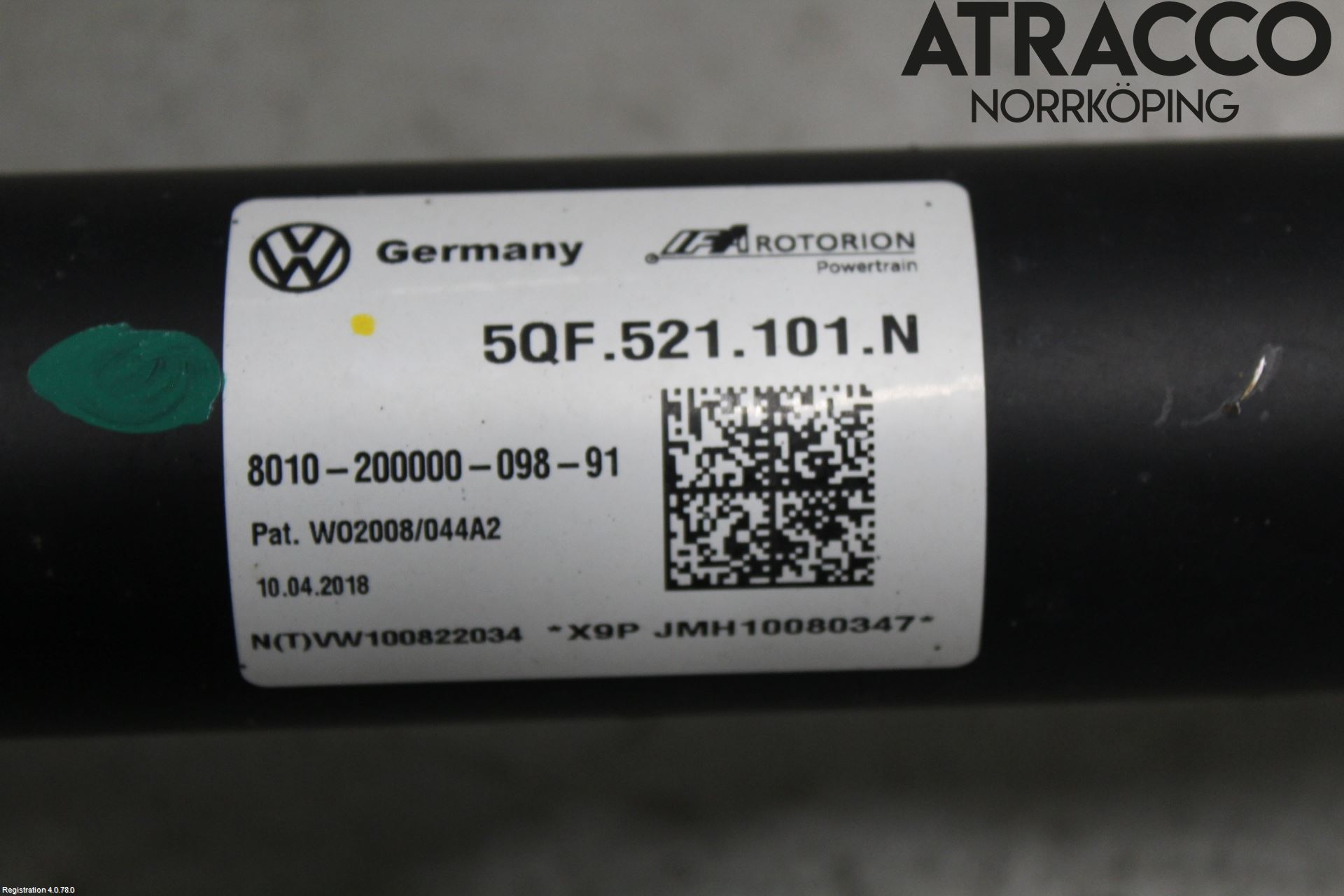 Volkswagen VW TIGUAN 16-24 Mellomaksel Kompl