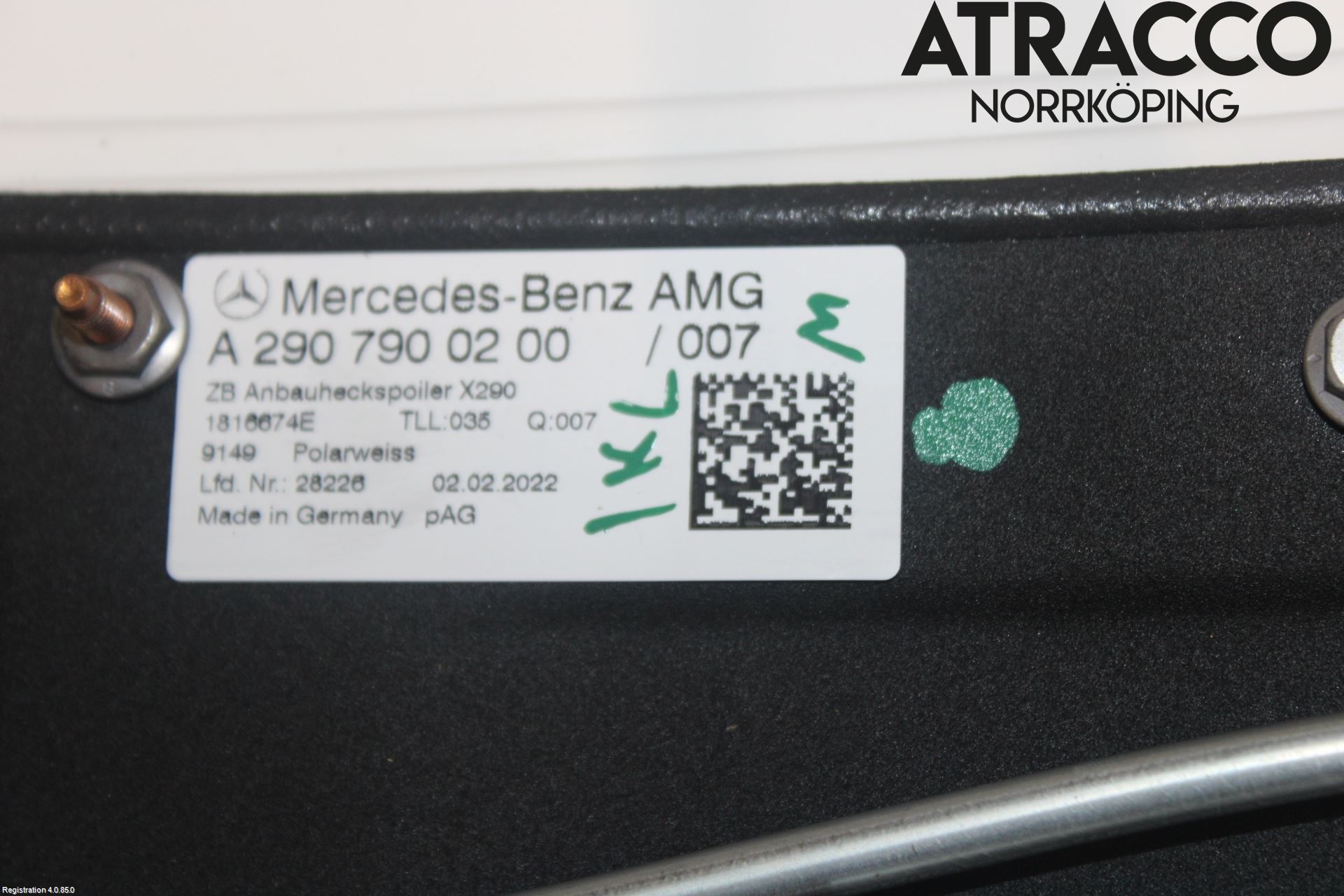 Mercedes-Benz MB AMG GT (C190/R190) 14-22 Spoiler Bak