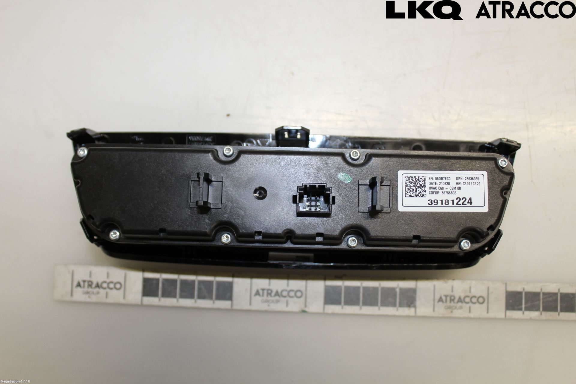 Opel CORSA F, CORSA-E 20- Varmeapparat Panel(Regulering)